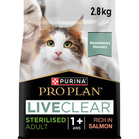 Ração para Gato Adulto Esterilizado Live Clear Salmão