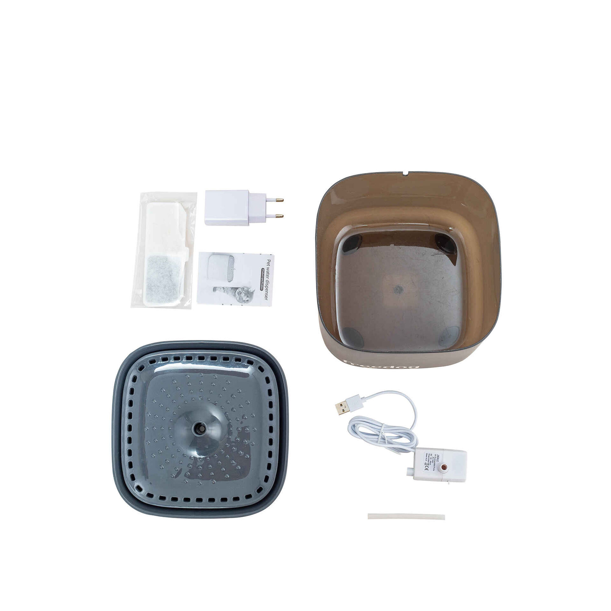 Fonte de Água Freeflow Preta