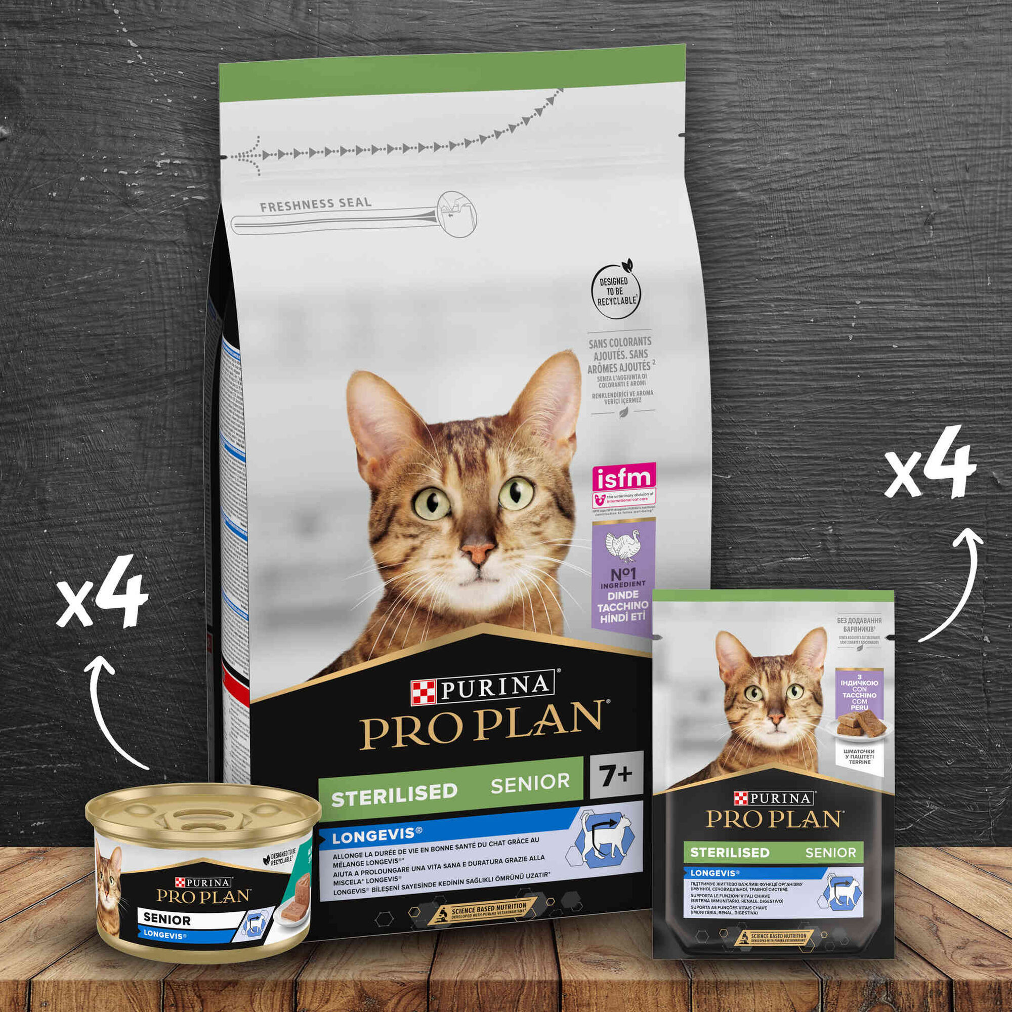 Kit de Alimentação para Gato Sénior Kit de Alimentação para Gato Sénior