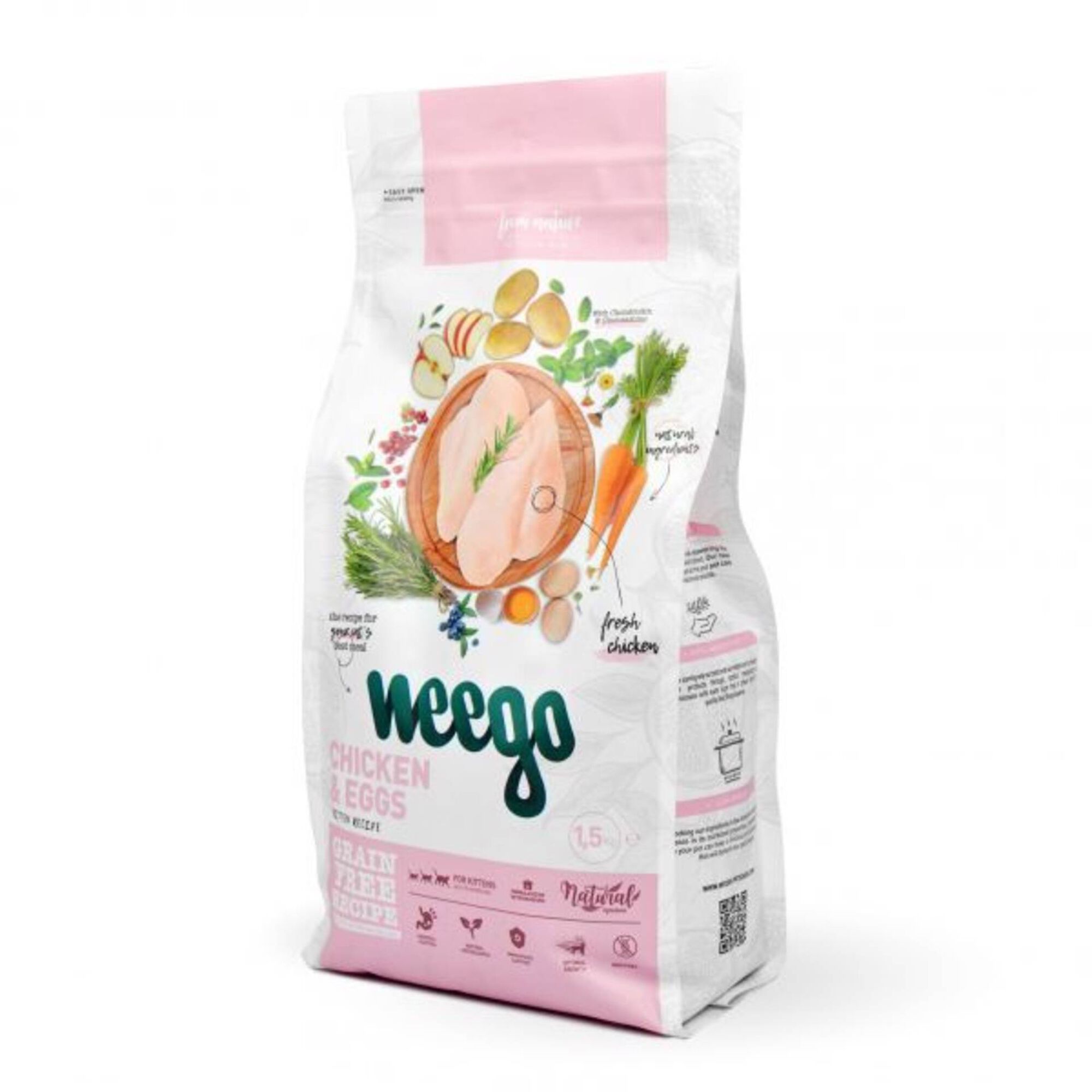 Ração para Gato Júnior Frango e Ovos