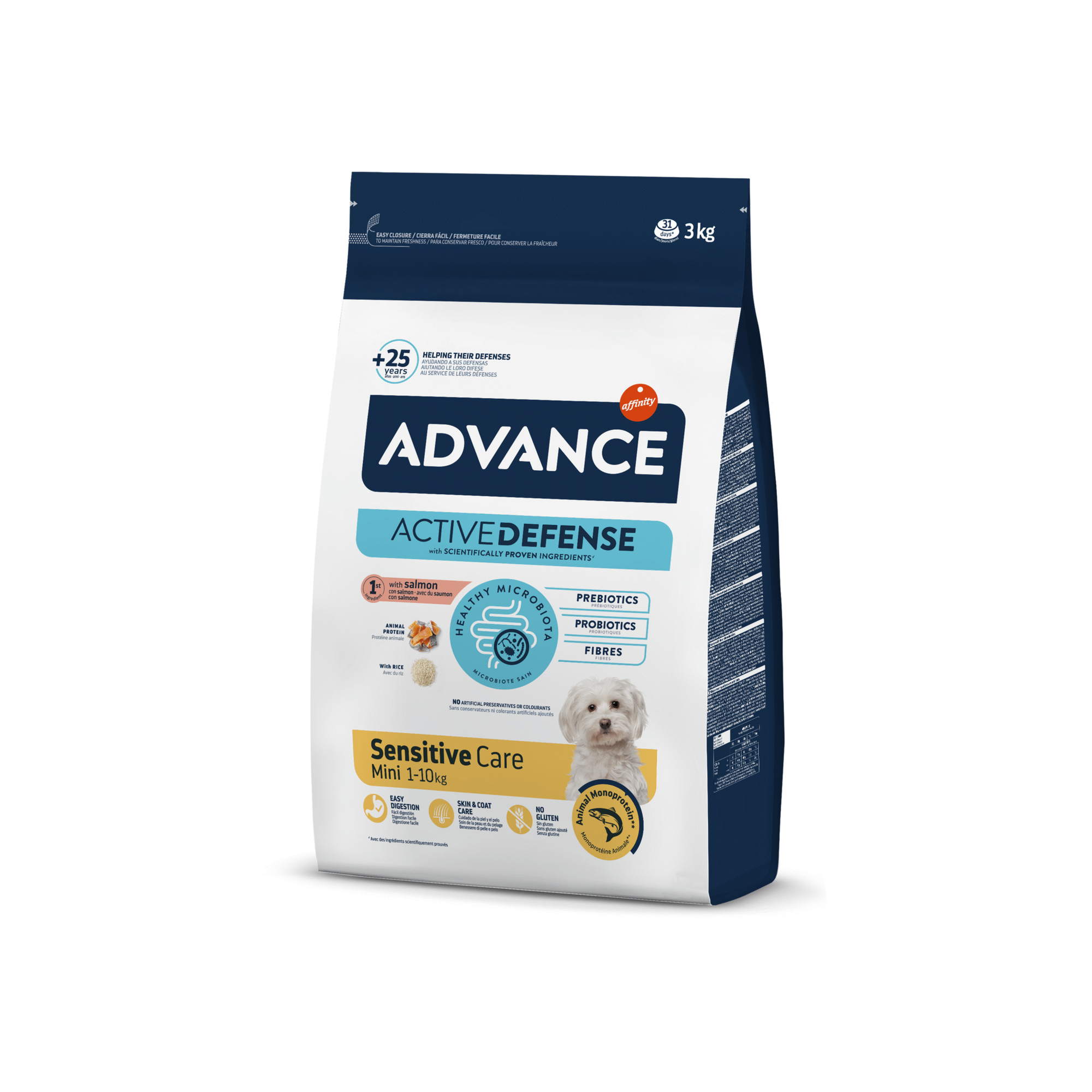 Ração para Cão Adulto Mini Sensitive Salmão e Arroz