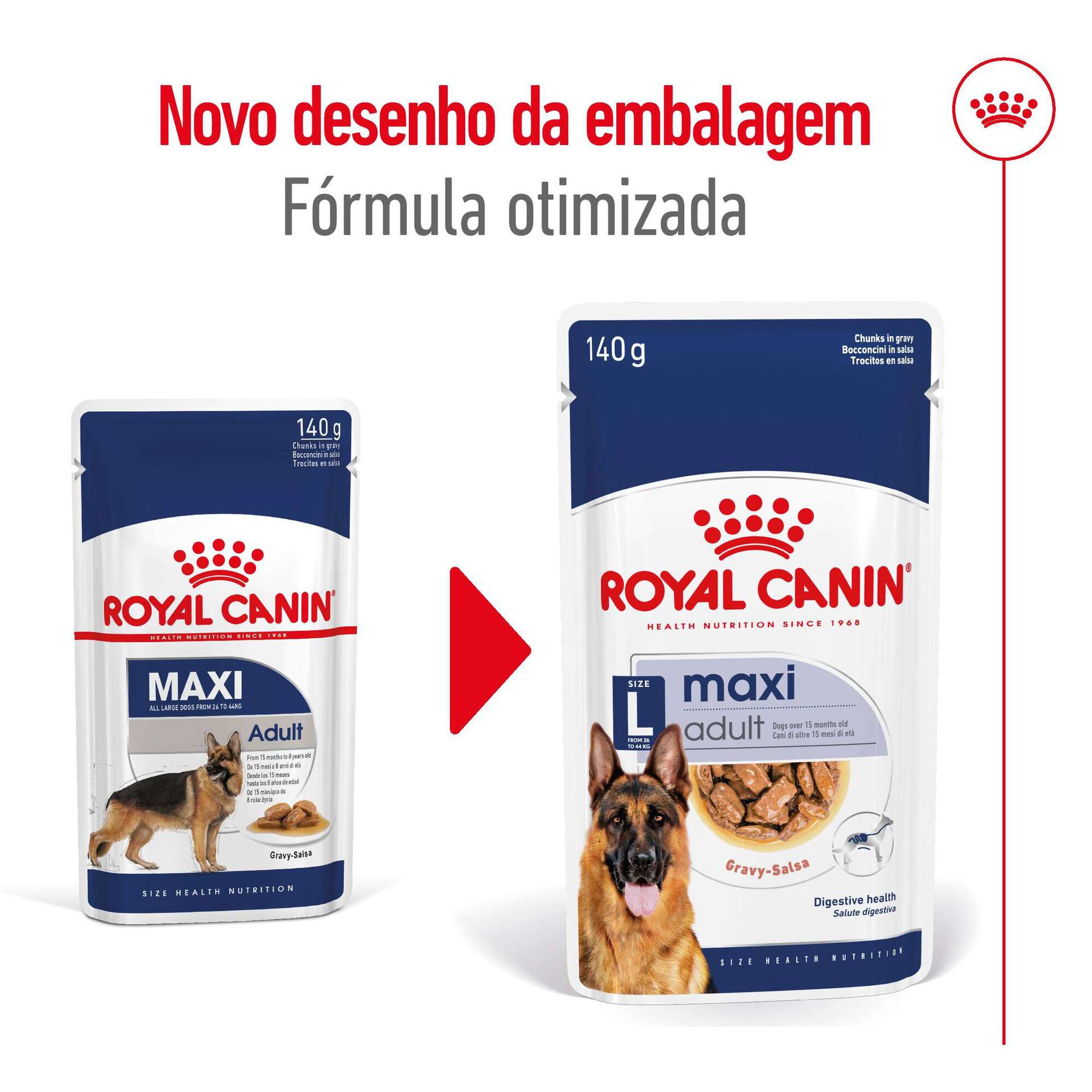 Comida Húmida para Cão Maxi Saquetas