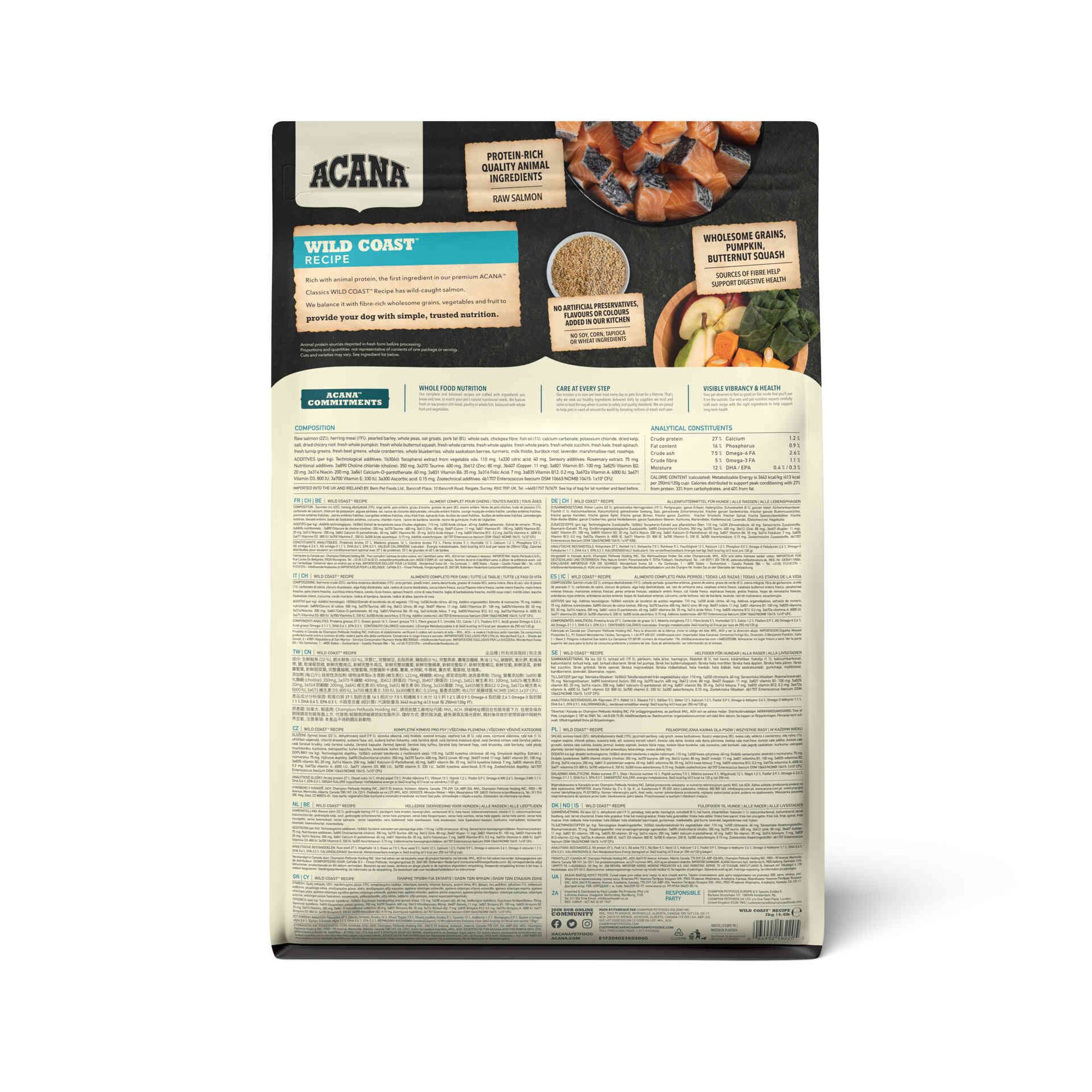 Ração para Cão Classics Wild Coast Recipe