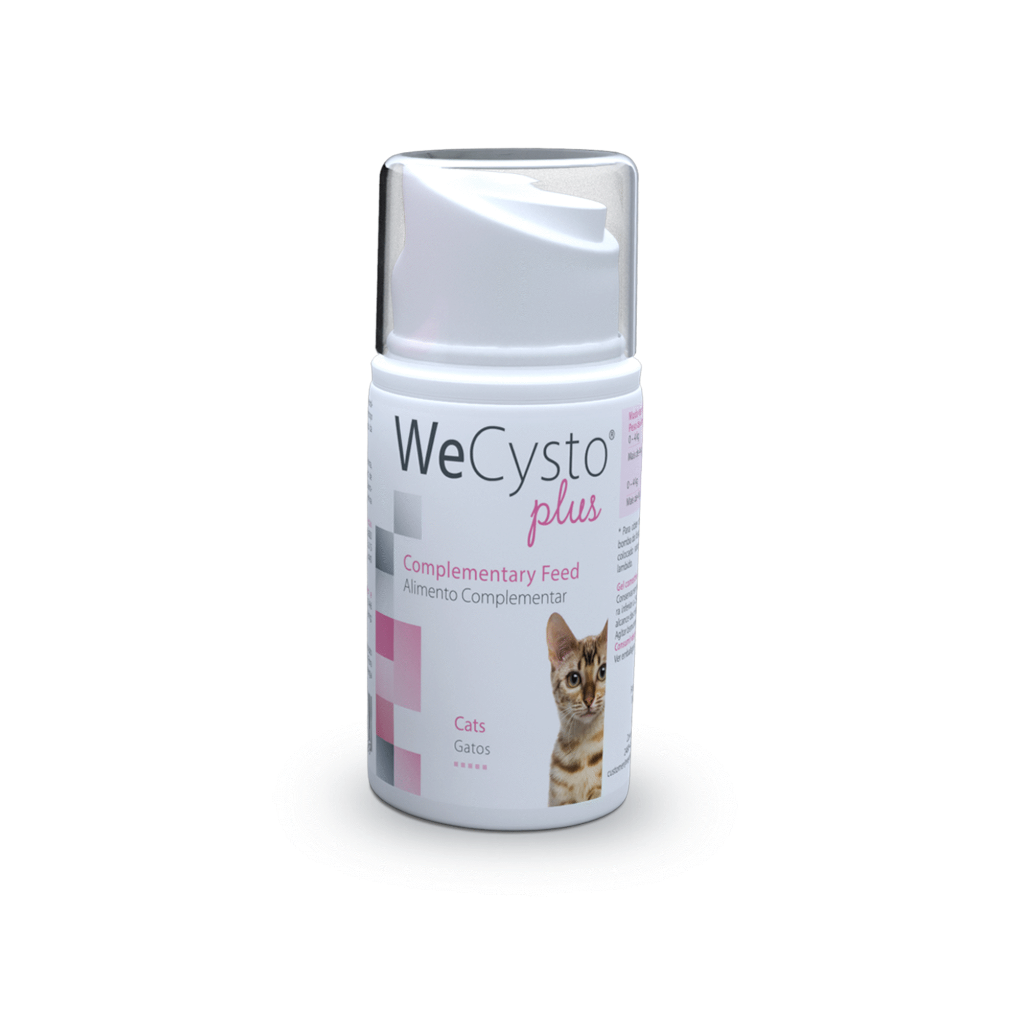 WeCysto Plus para Gato Suporte da Fun&ccedil;&atilde;o Urin&aacute;ria