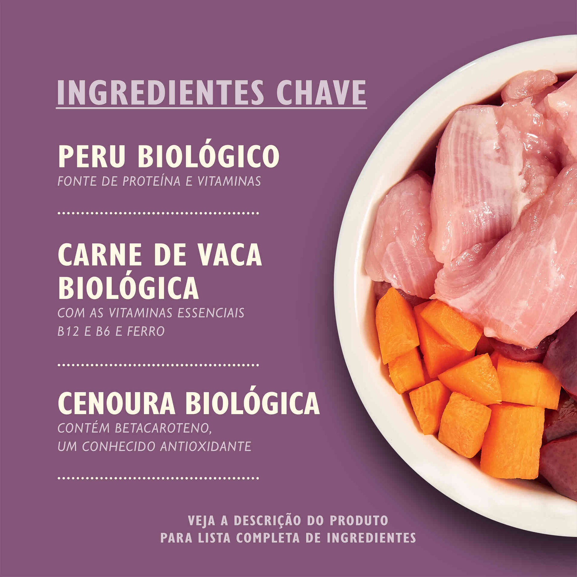 Comida Húmida para Gato Adulto Jantar Peru Orgânico