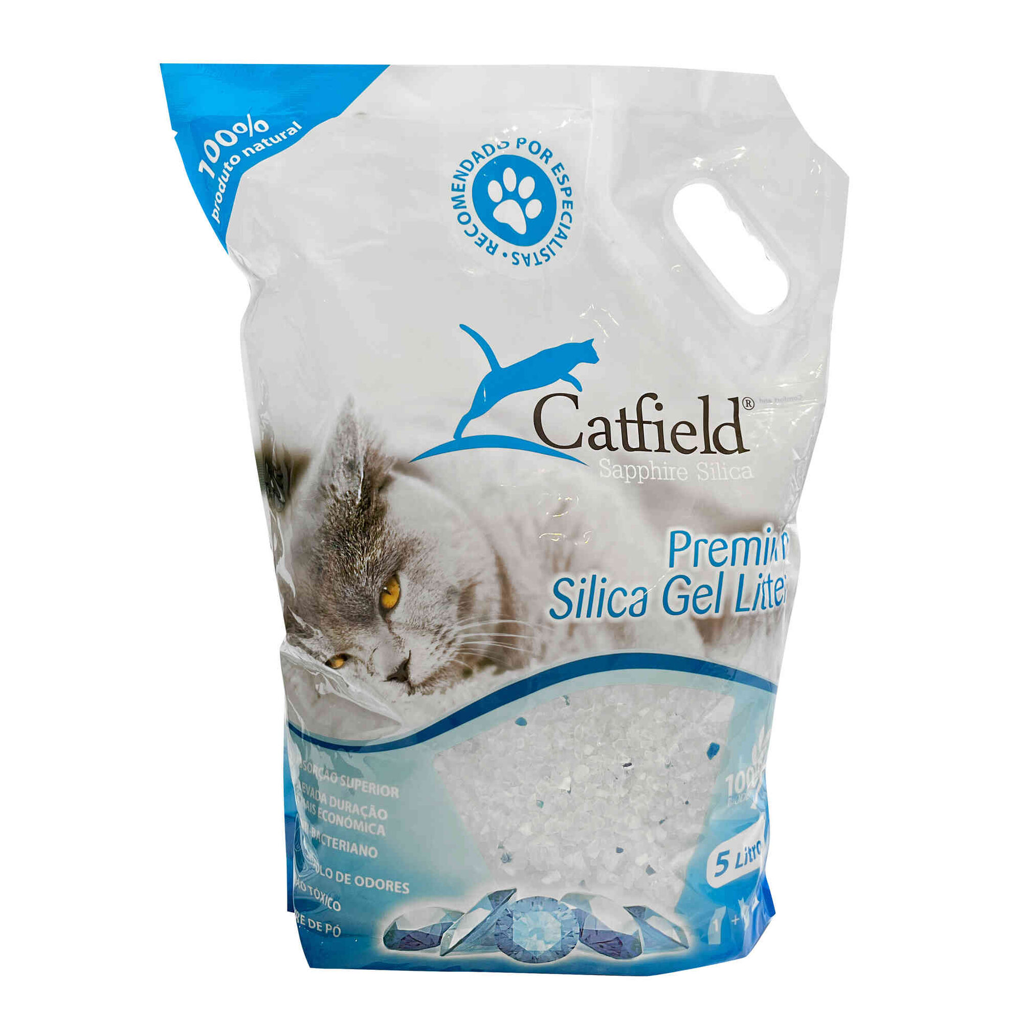 Areia Sílica Gel Premium Litter