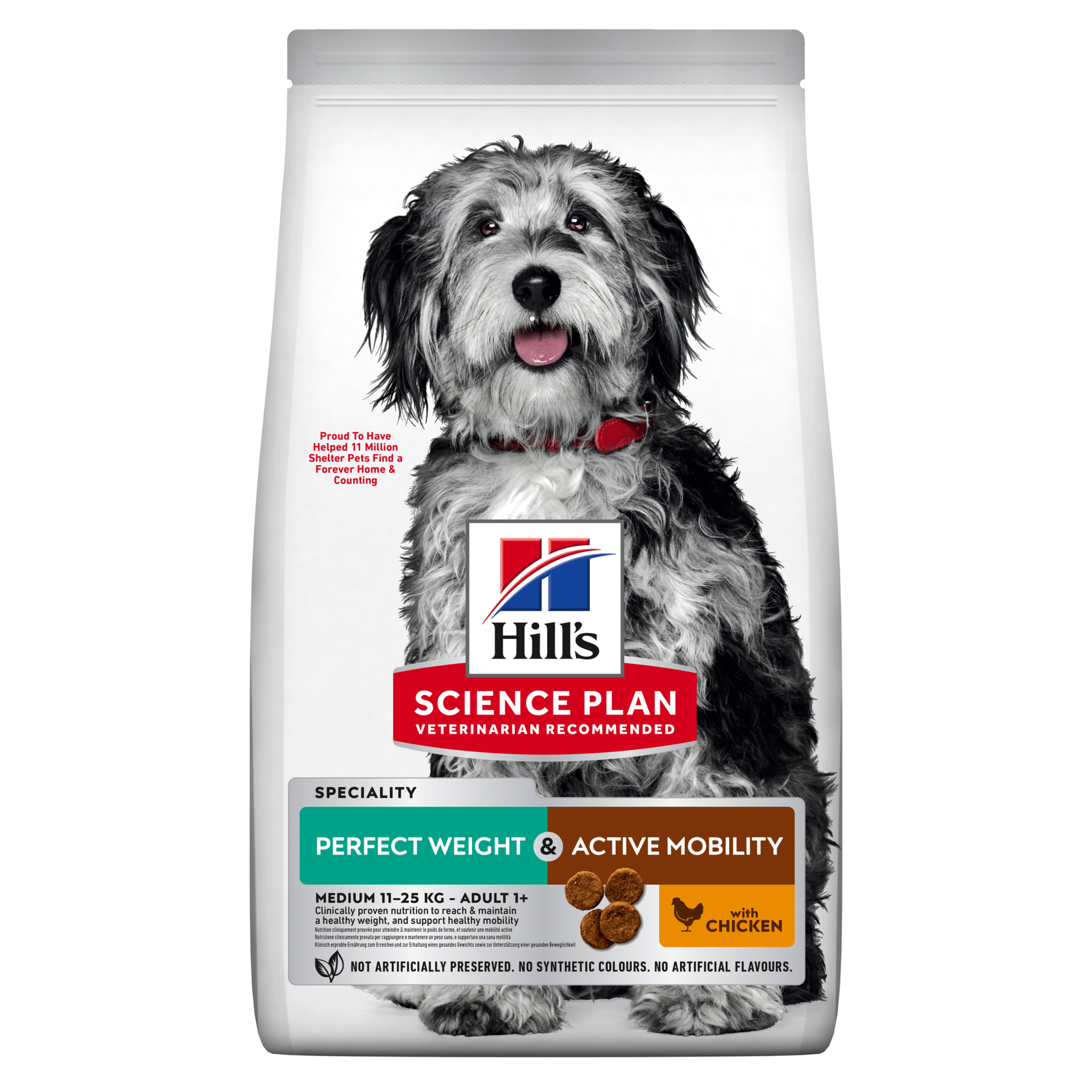 Ração para Cão Adulto Médio Science Plan Weight & Mobility Frango