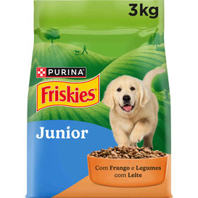 Ra&ccedil;&atilde;o para C&atilde;o J&uacute;nior Frango e Legumes Purina Friskies