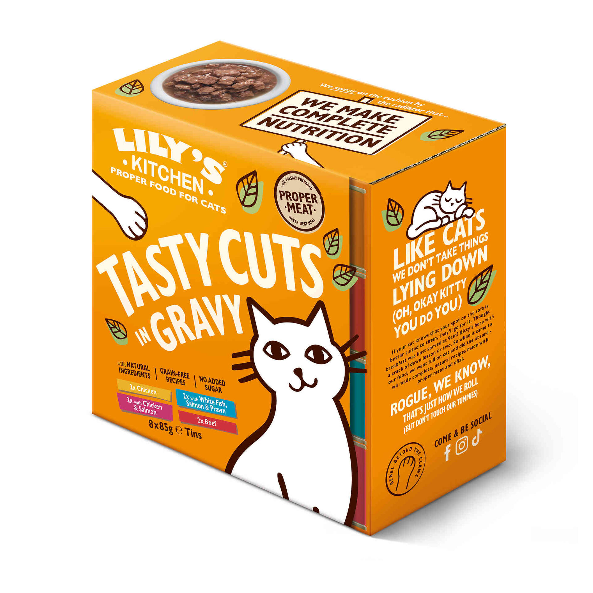Comida Húmida para Gato Adulto Tasty Cuts