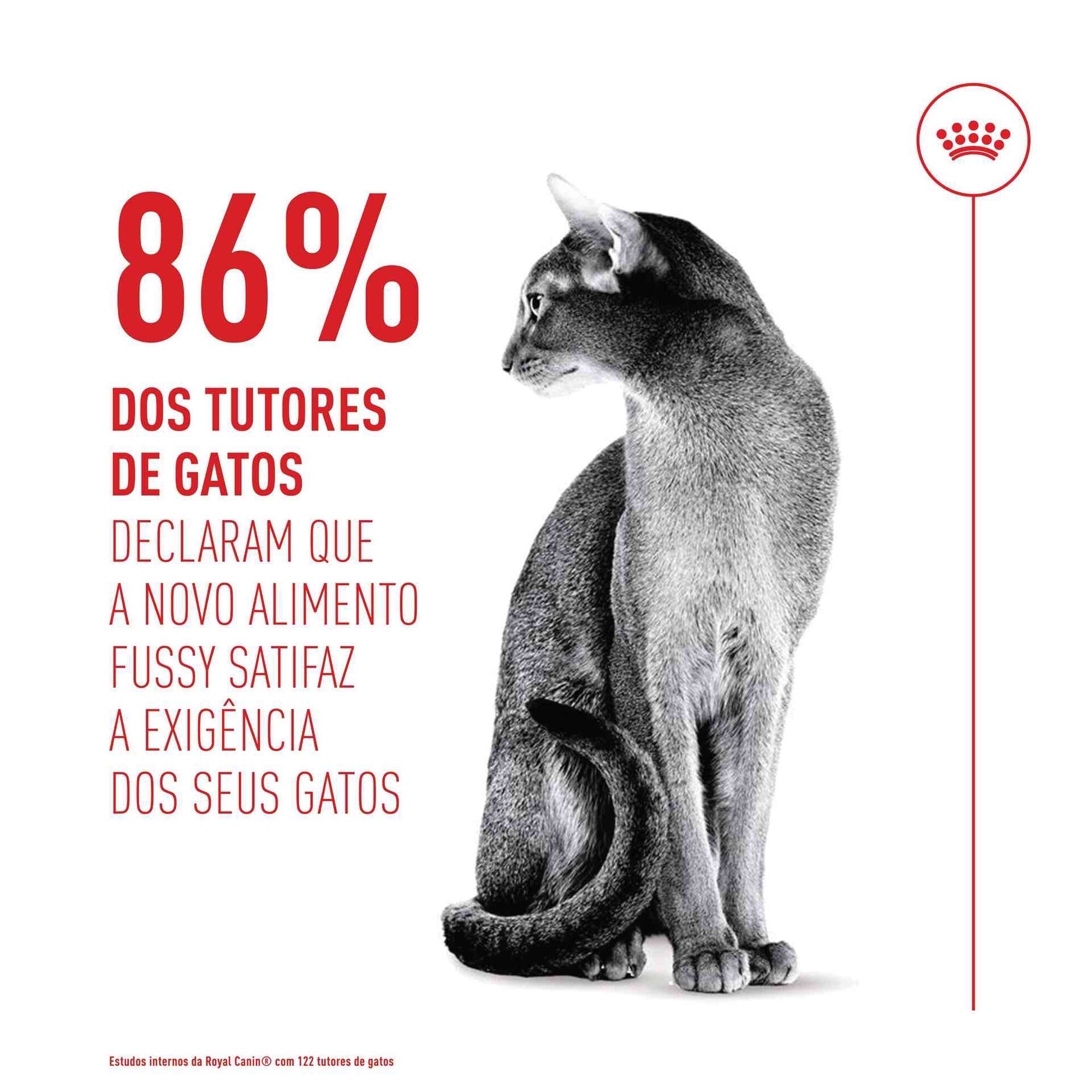 Ração para Gato Adulto Fussy Exigent