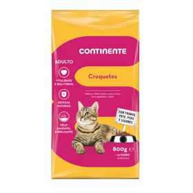 Ração para Gato Adulto Croquetes Frango, Pato, Peru e Legumes