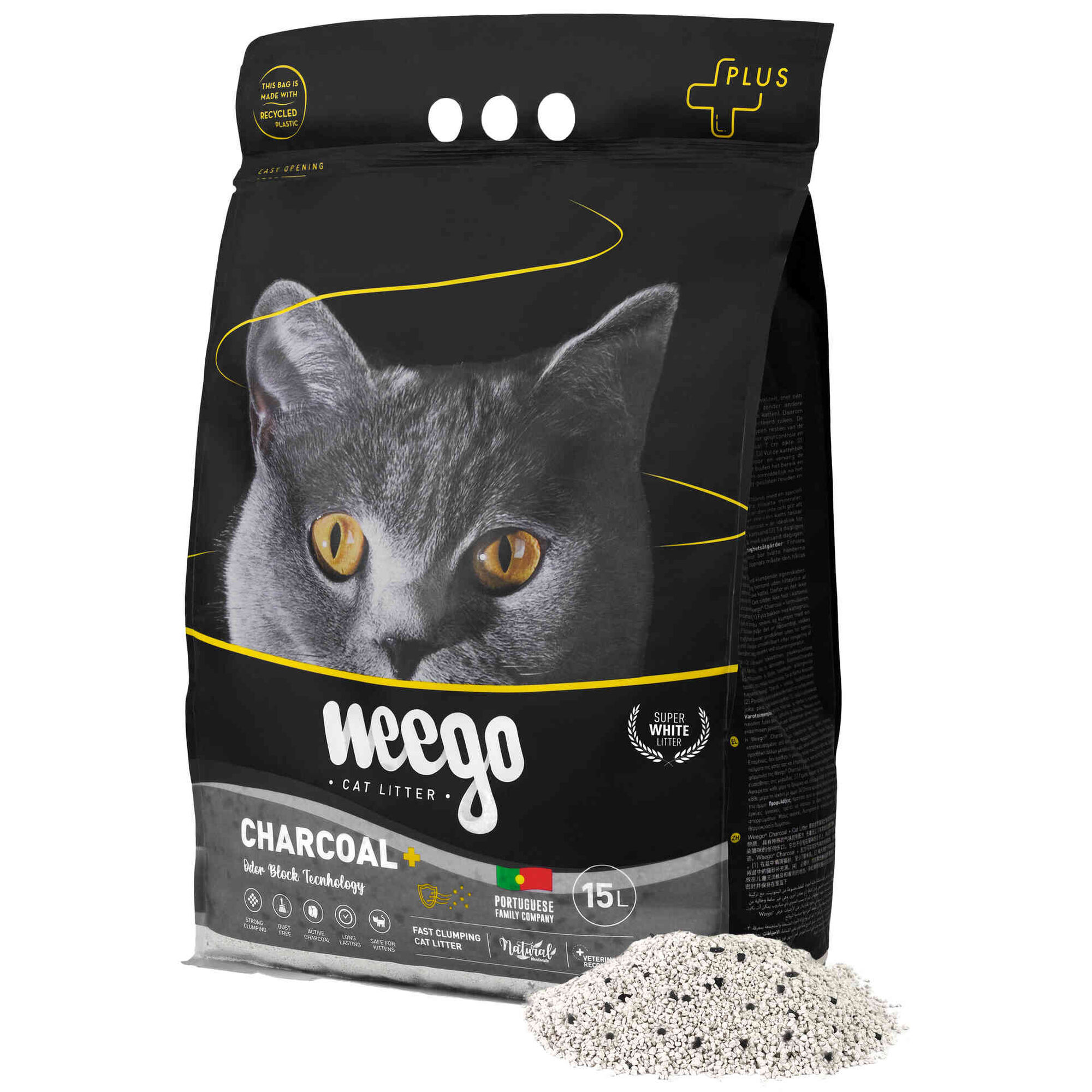 Areia Aglomerante Active Charcoal Plus