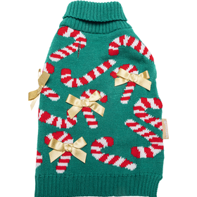 Camisola para Cão Natal Candy Cane M