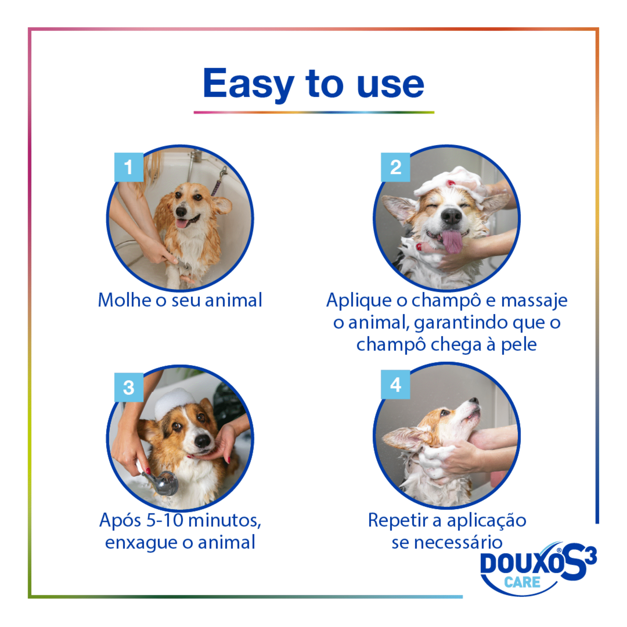 Champô para Cão e Gato S3 Care