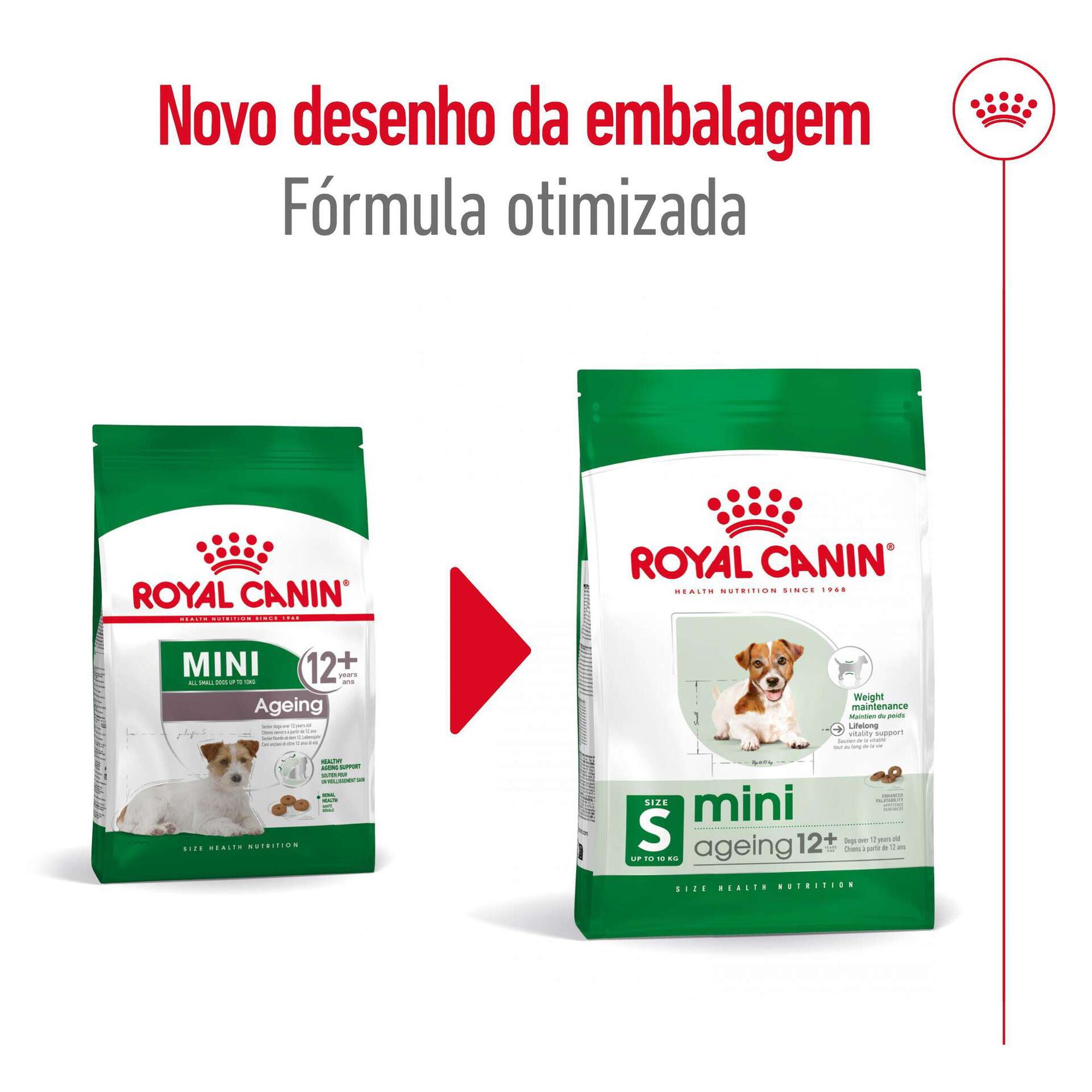 Ração para Cão Sénior Mini Ageing 12+ Ração para Cão Sénior Mini Ageing 12+