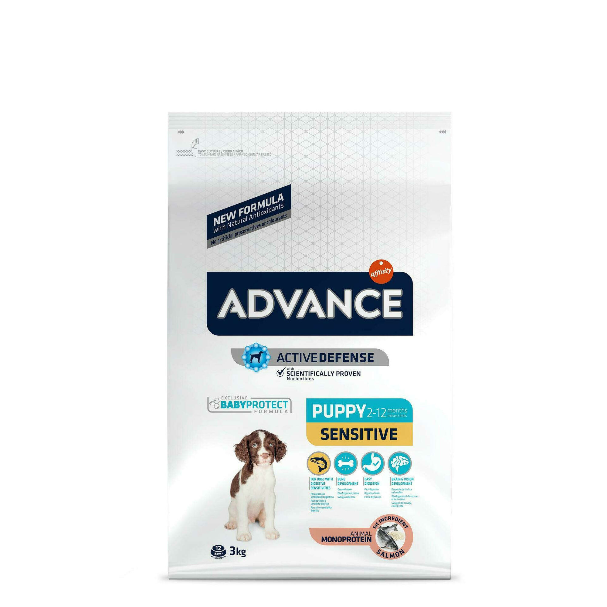 Ração para Cão Puppy Sensitive Salmão