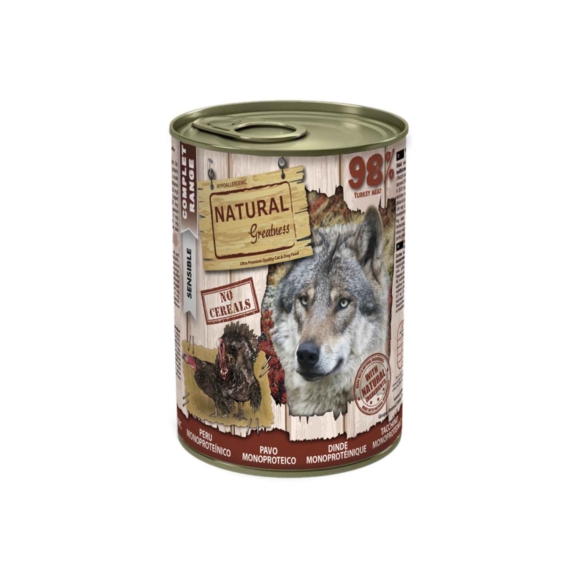 Comida Húmida para Cão Adulto Monoproteíco Peru