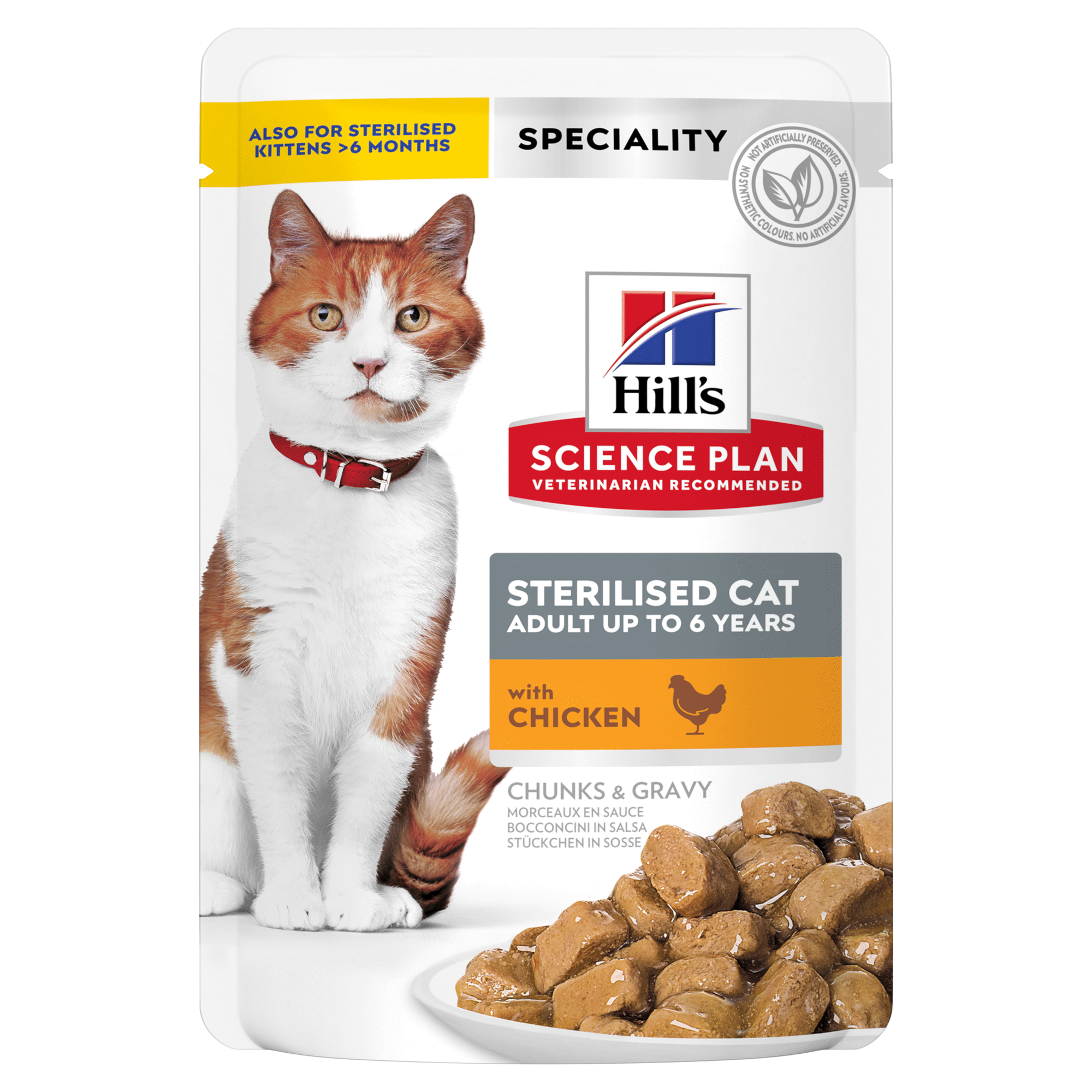Comida Húmida para Gato Adulto Esterilizado Science Plan Frango
