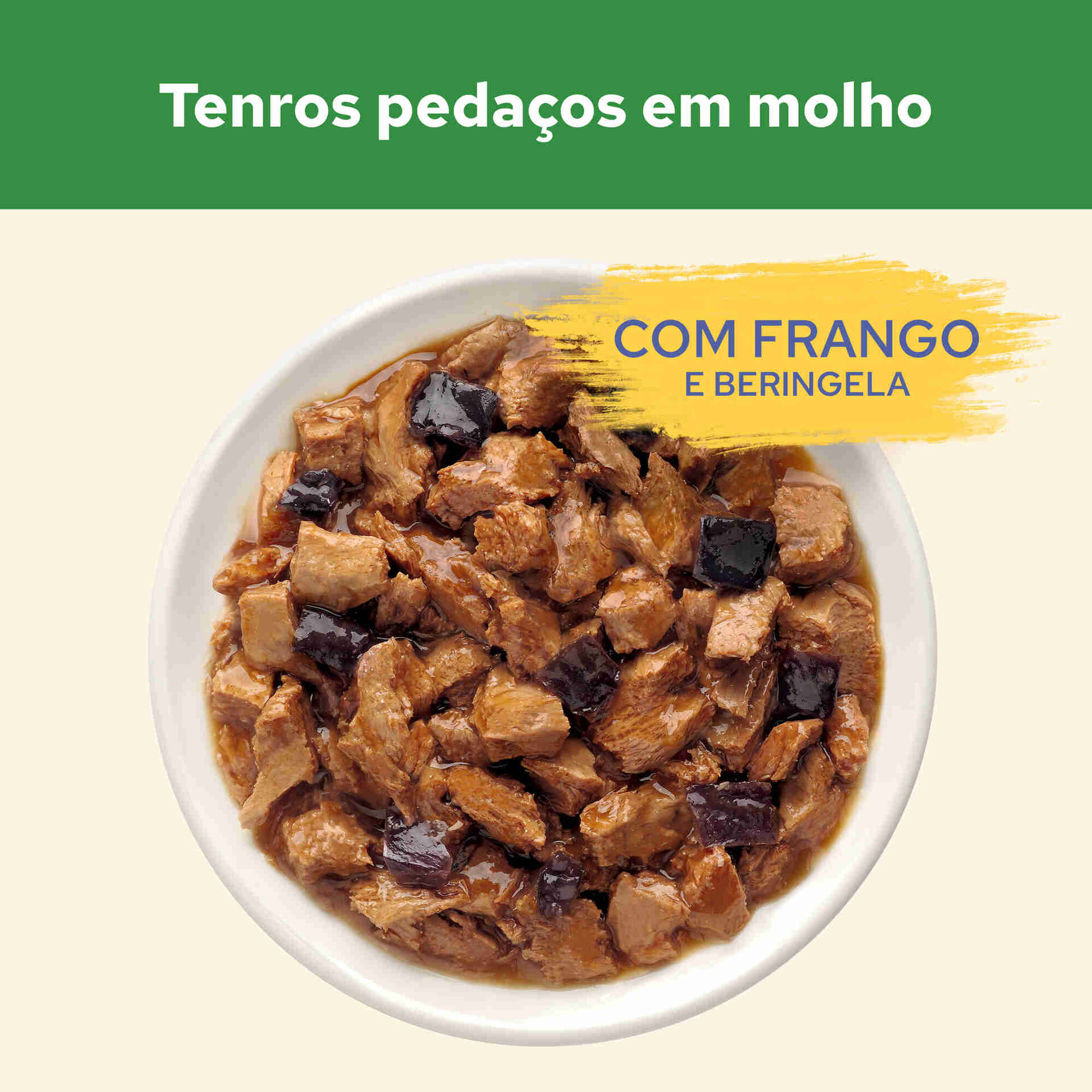 Comida Húmida para Gato Adulto Esterilizado Frango e Beringela