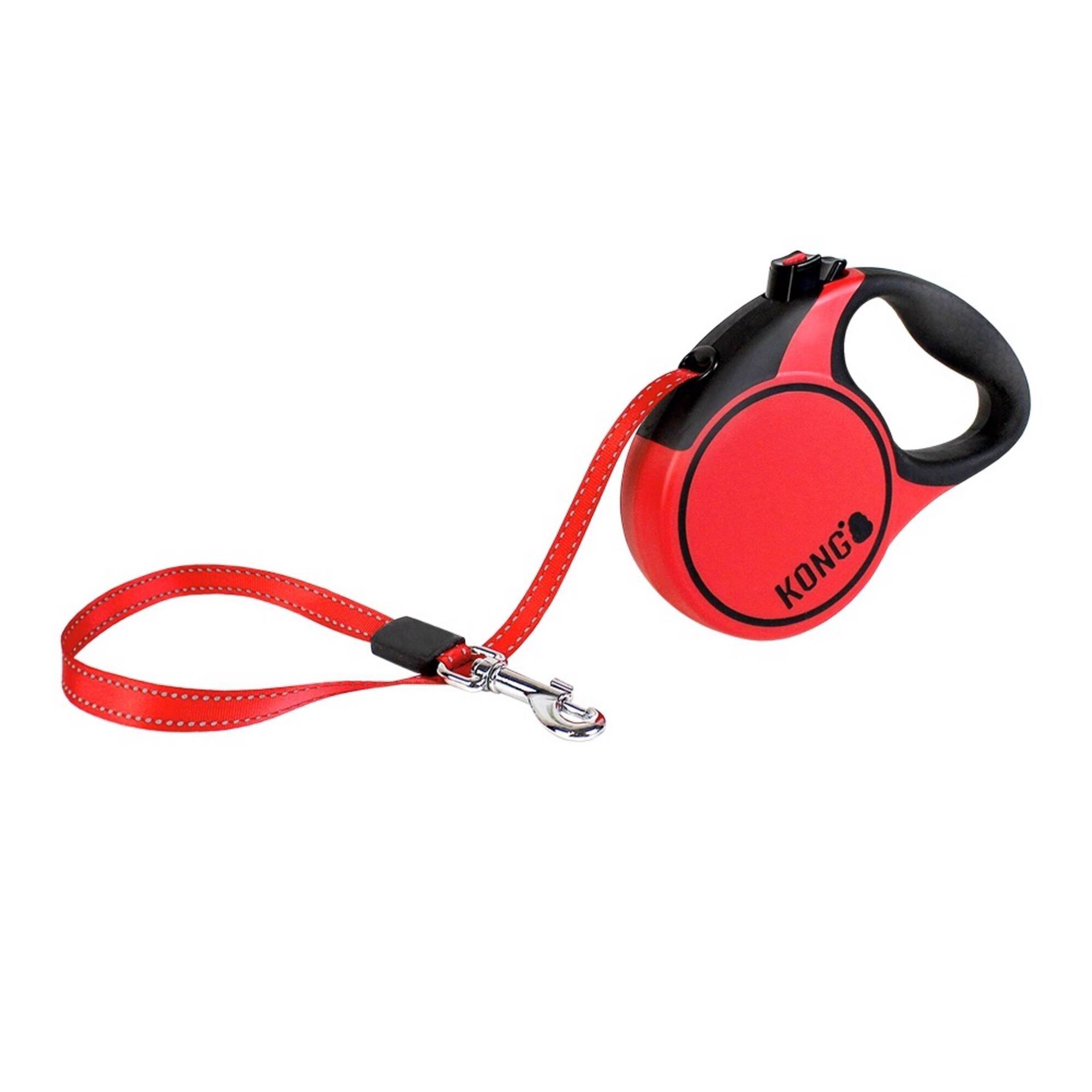 Trela para C&atilde;o Terrain Vermelha XS Kong