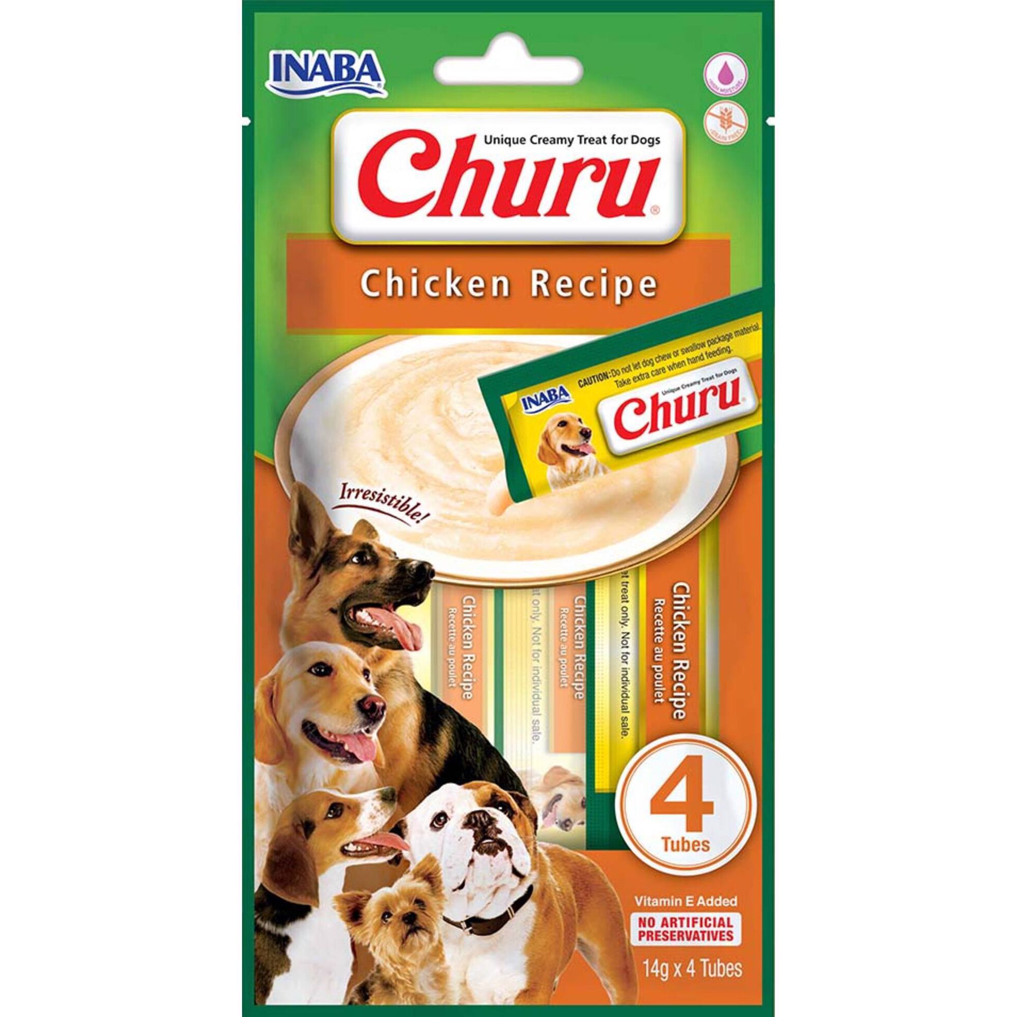 Pur&eacute; para C&atilde;o Frango Churu