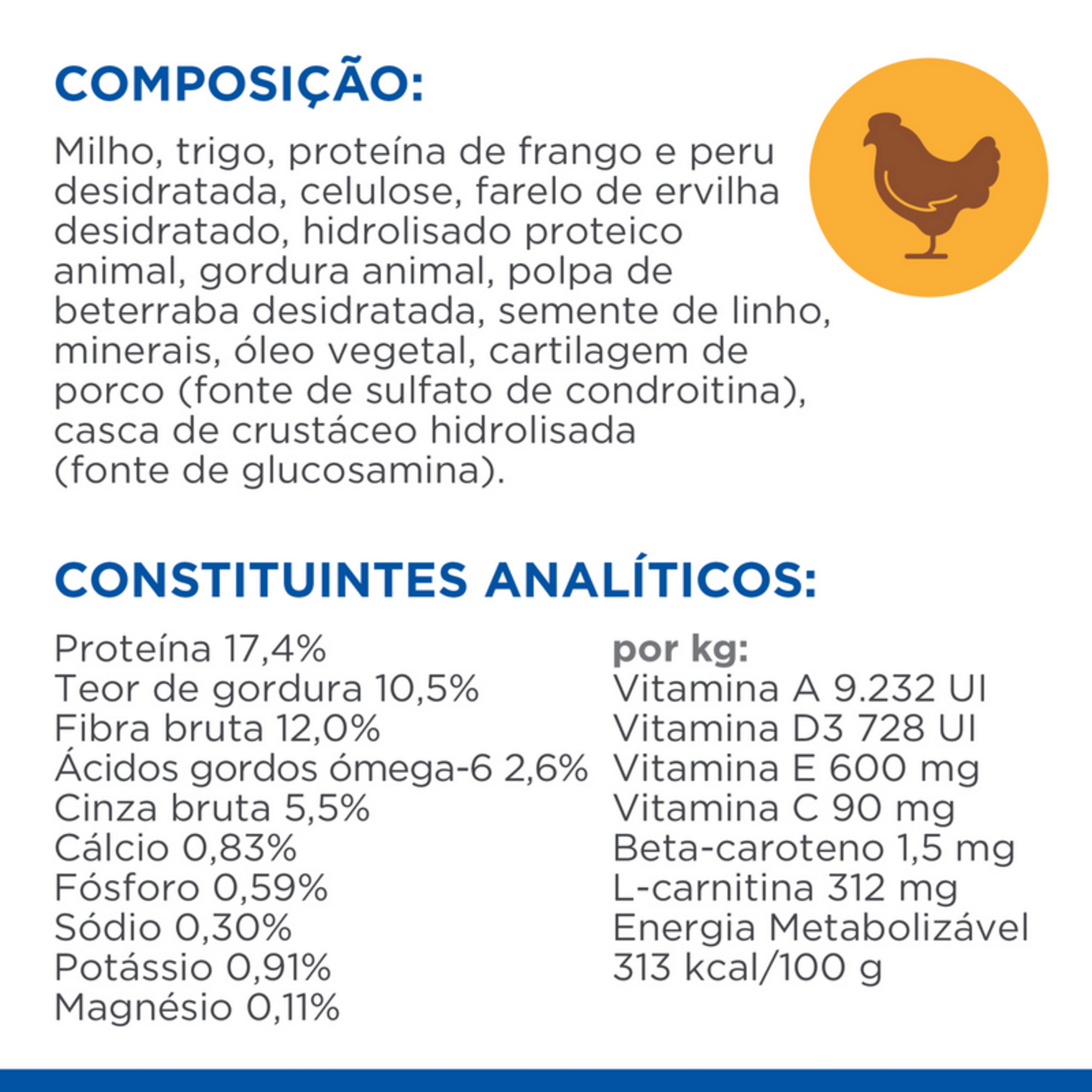 Ração para Cão Adulto Médio Science Plan Light Maturo 7+ Frango
