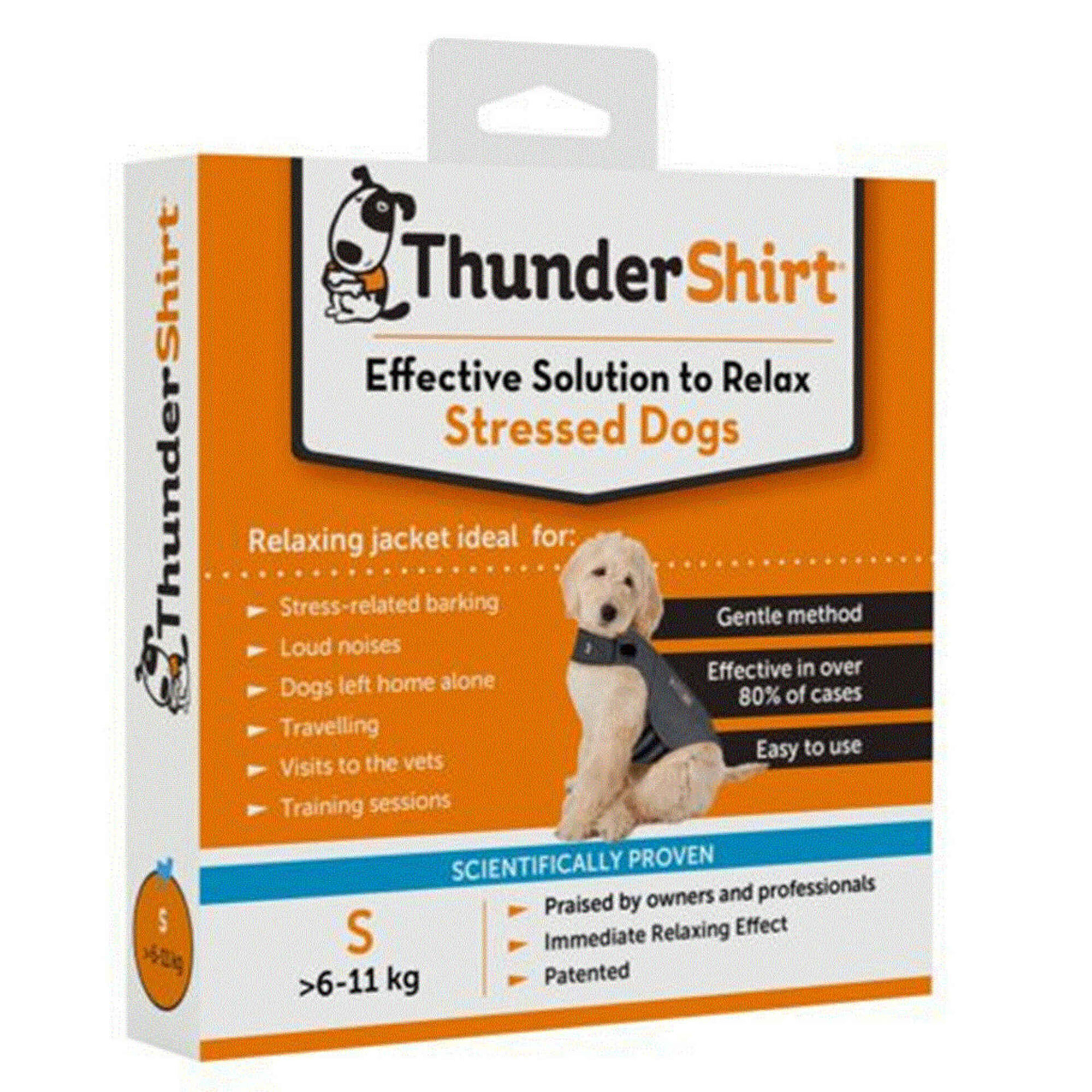 Colete para Cão Tranquilizante Thundershirt S 6-11KG