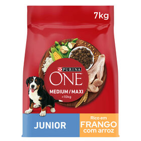 Ração para Cão Júnior Médio e Maxi Frango e Arroz Ração para Cão Júnior Médio e Maxi Frango e Arroz