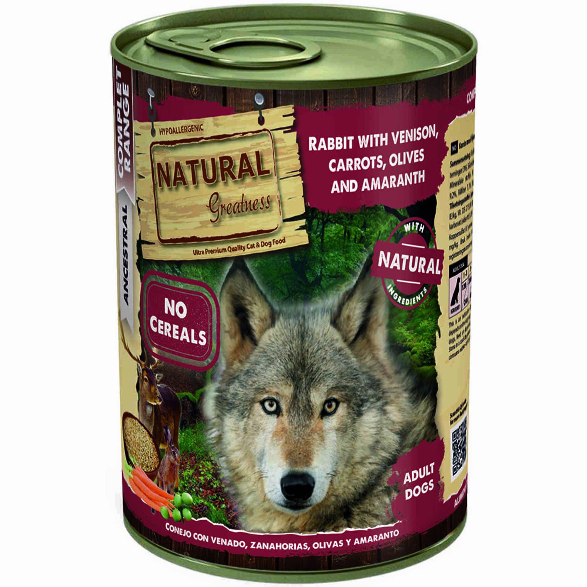 Comida Húmida para Cão Adulto Coelho e Veado