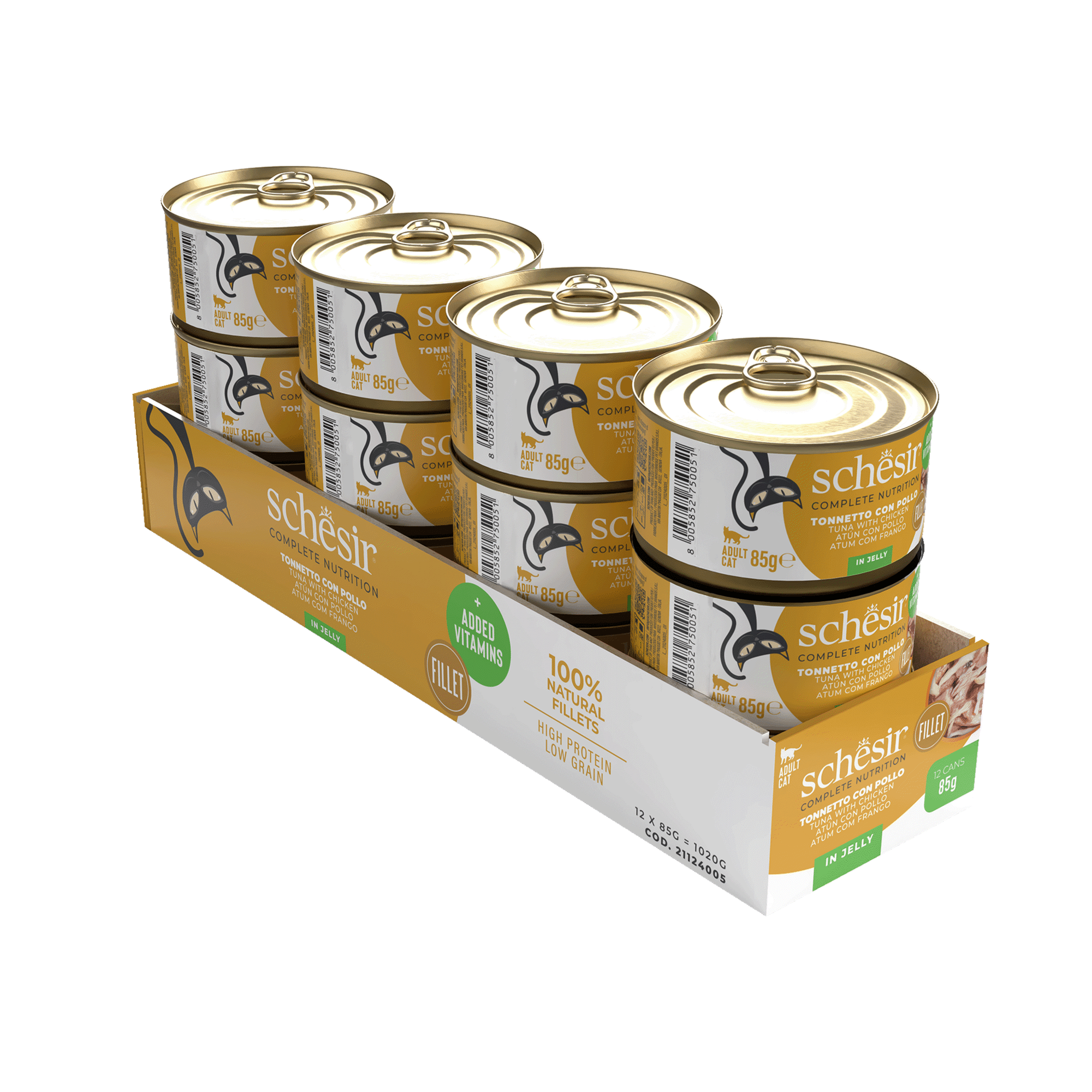 Comida Húmida para Gato Adulto Atum e Frango Lata Comida Húmida para Gato Adulto Atum e Frango Lata