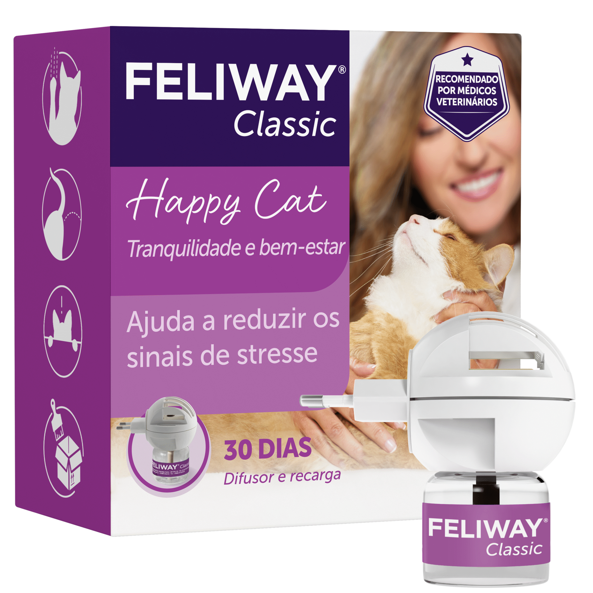 Difusor e Recarga Classic para Gato
