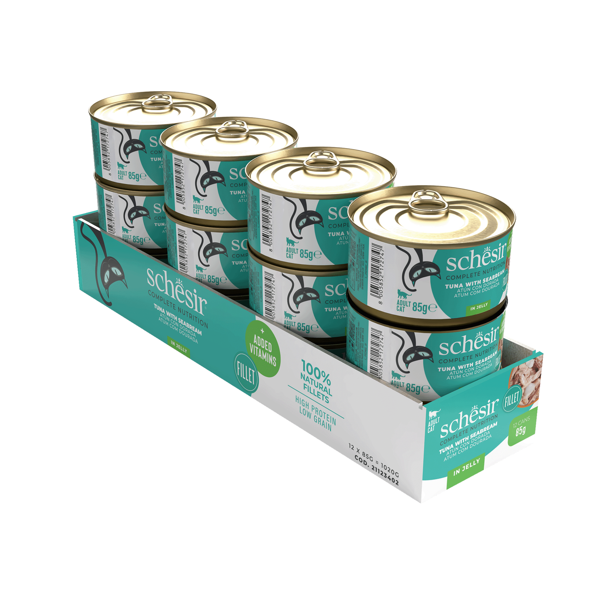 Comida Húmida para Gato Adulto Atum e Dourada Lata Comida Húmida para Gato Adulto Atum e Dourada Lata