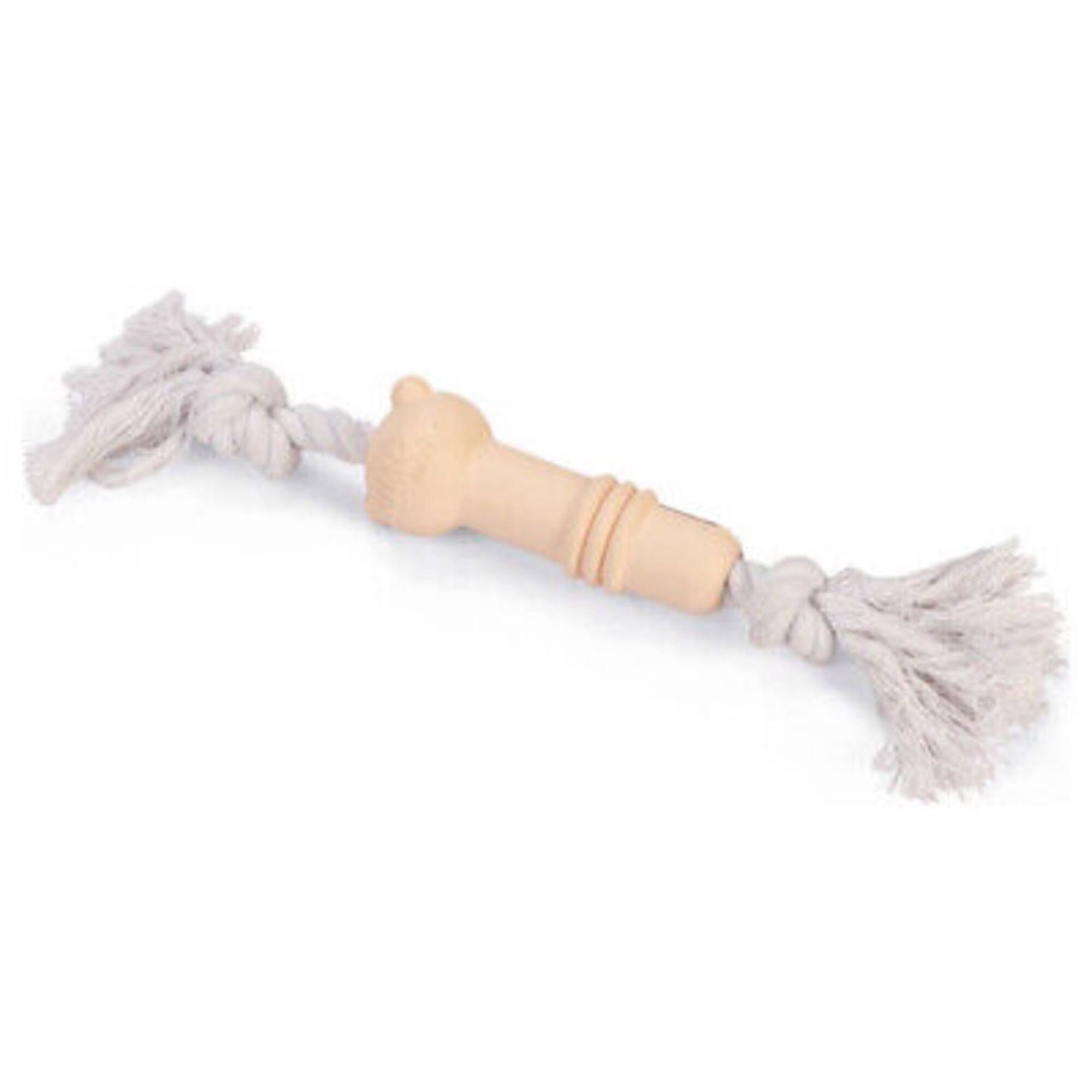 Brinquedo para Cão Corda Borracha Rosa
