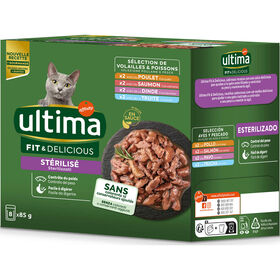 Comida Húmida para Gato Esterilizado Frango e Vaca