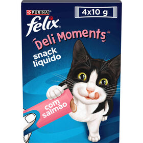 Snack Líquido para Gato Deli Moments Salmão Saquetas