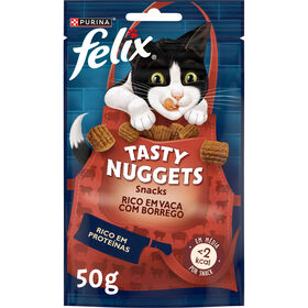 Snack para Gato Adulto Nuggets Vaca e Borrego Purina Felix
