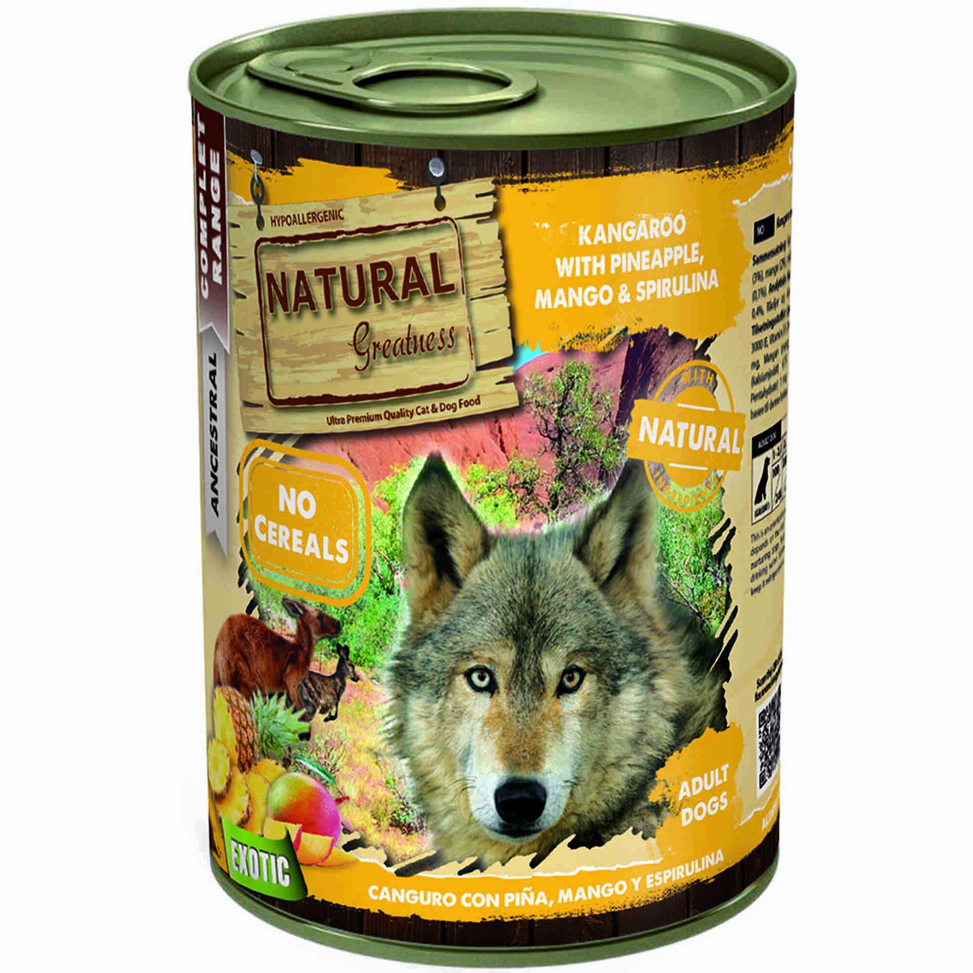 Comida Húmida para Cão Natural Canguru e Abacaxi