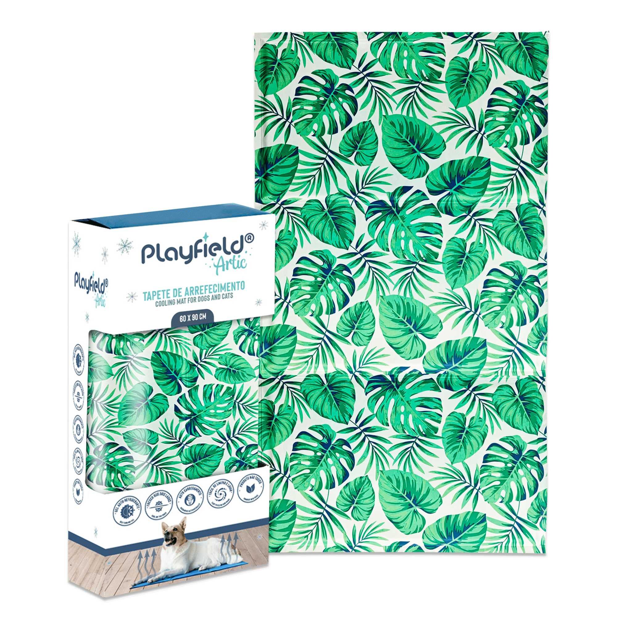 Tapete Refrescante Green Leaf 60x90 cm Tapete Refrescante Green Leaf 60x90 cm