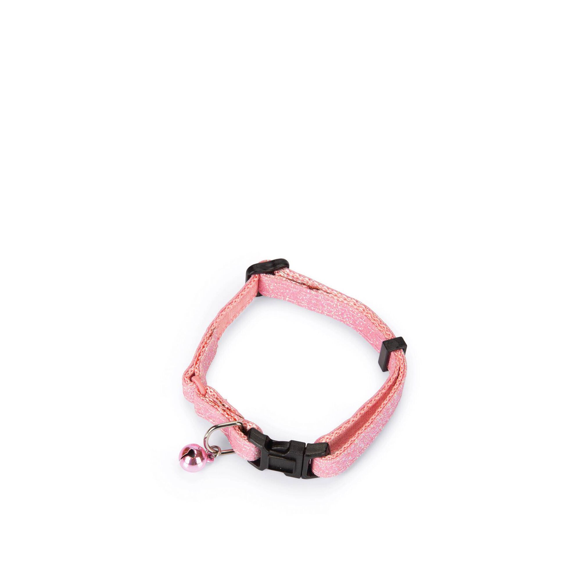 Coleira para Gato Glitter Rosa