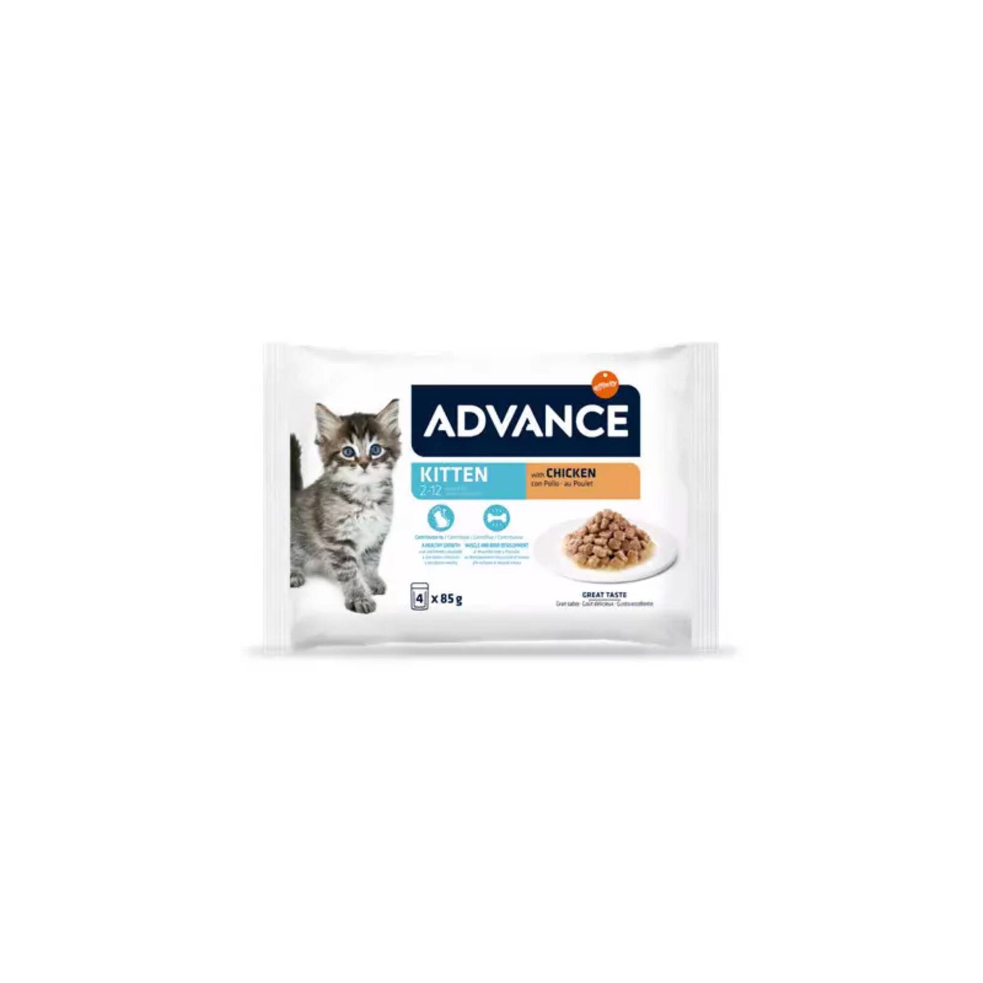 Comida Húmida para Gato Júnior Frango Multipack