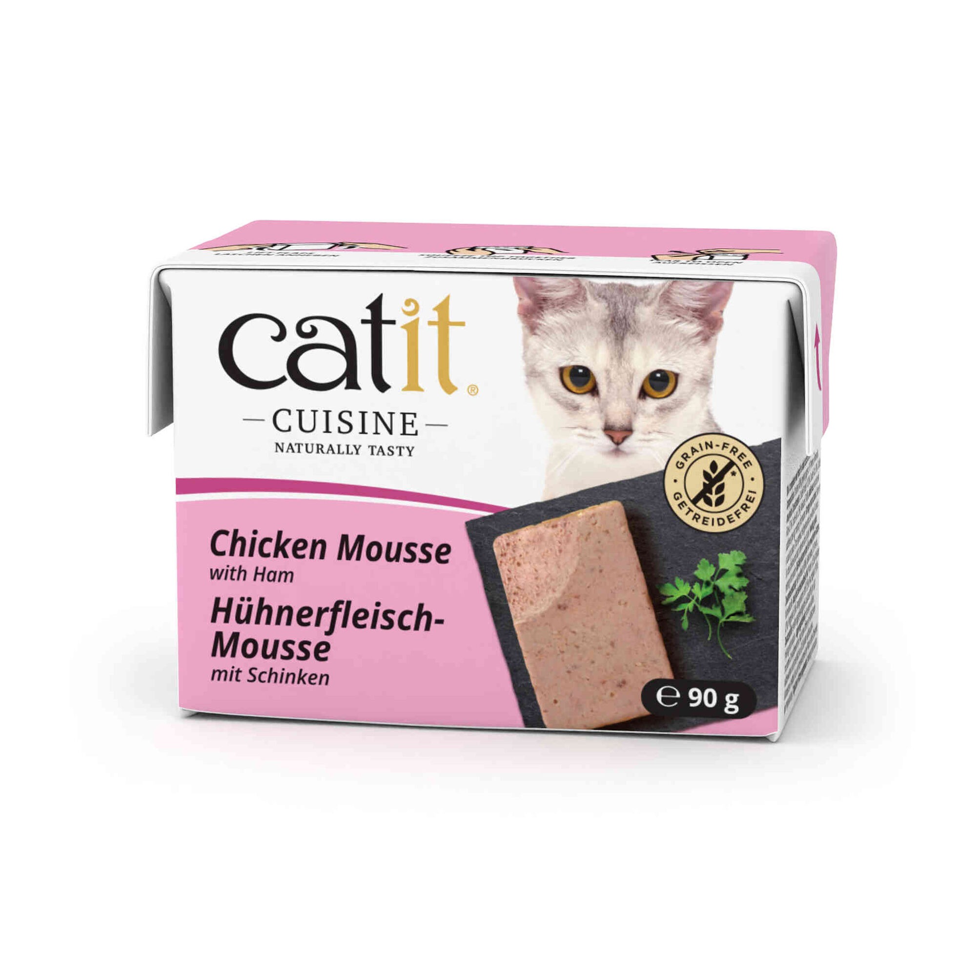 Comida Húmida para Gato Mousse Frango e Presunto