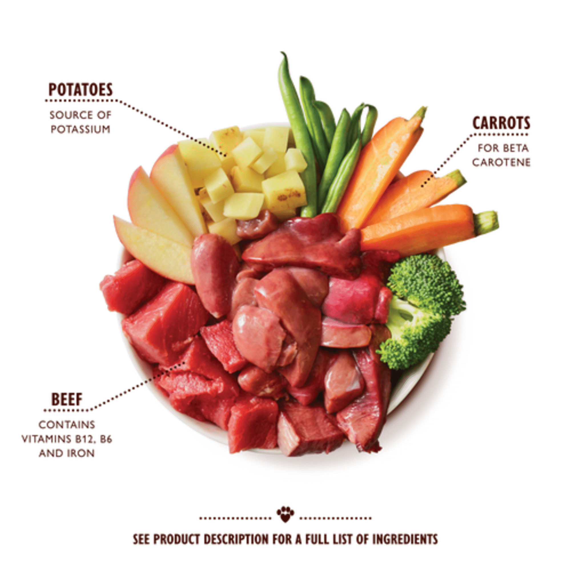 Comida Húmida para Cão Adulto Pride Vaca