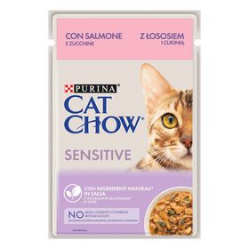 Comida H&uacute;mida para Gato Adulto Sensitive Salm&atilde;o