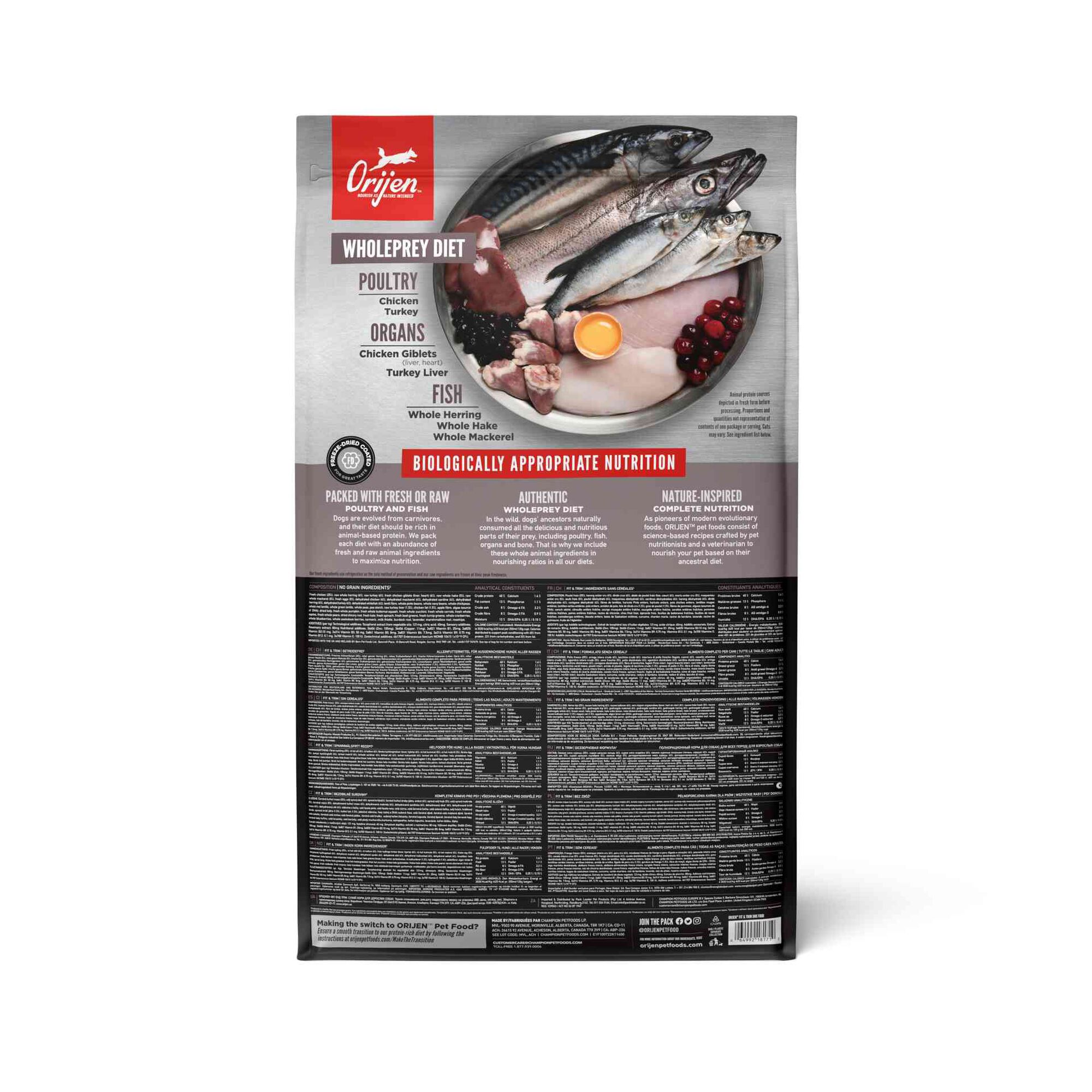 Ração para Cão Adulto Fit e Trim