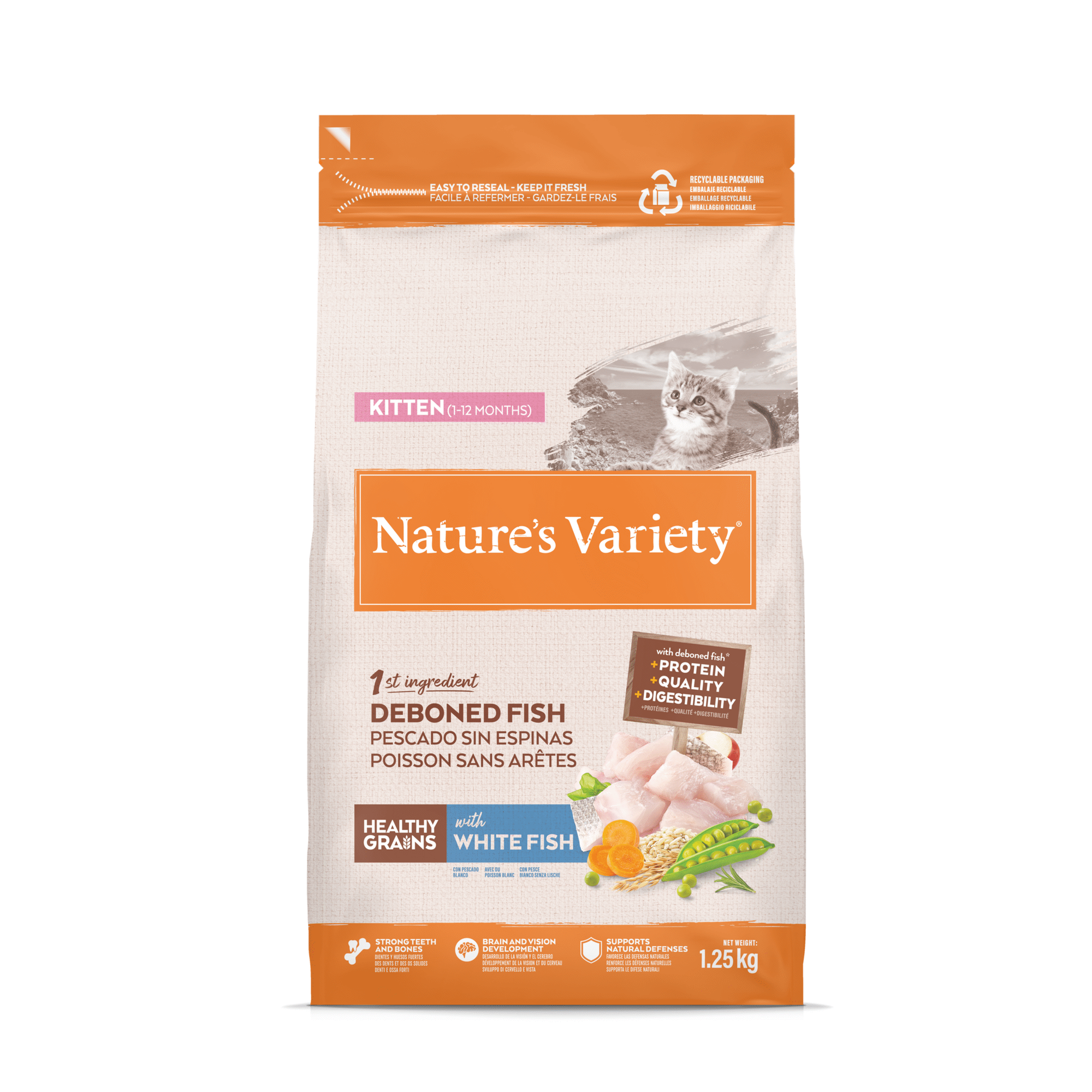 Ração para Gato Júnior Peixe Branco Ração para Gato Júnior Peixe Branco