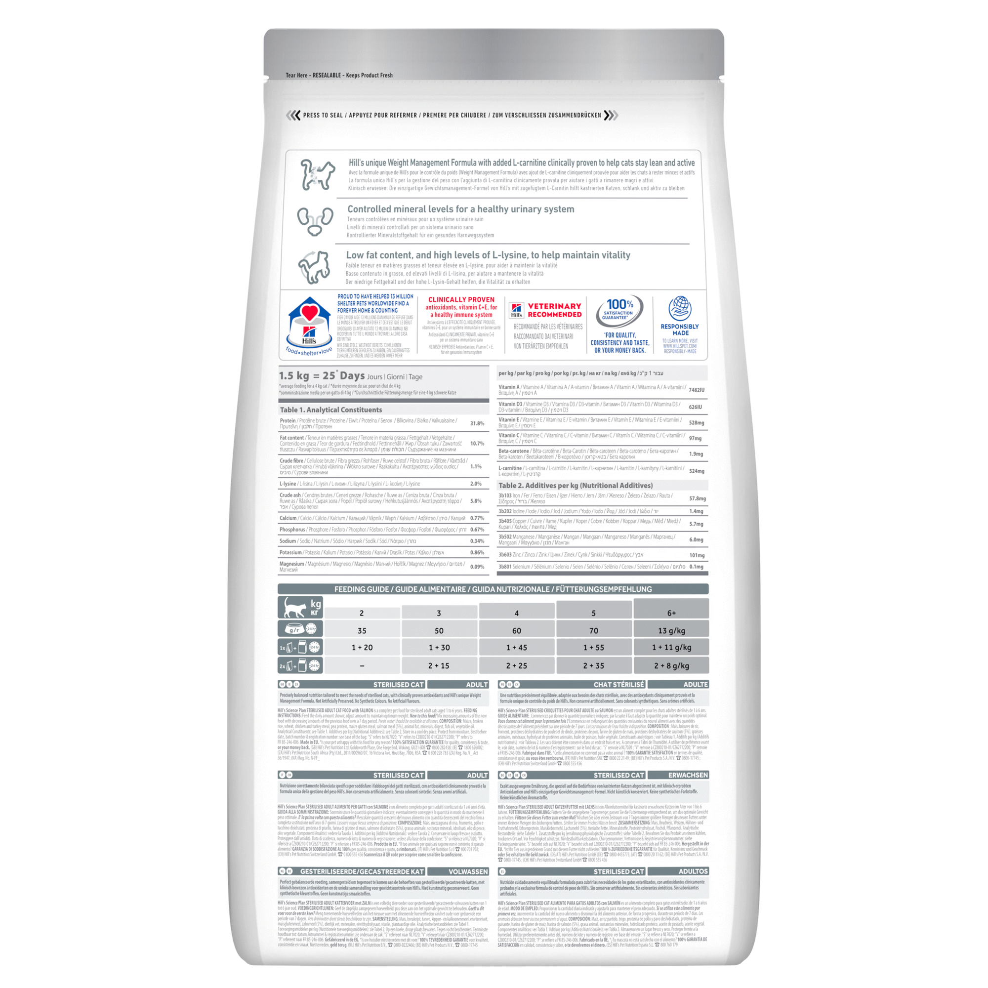 Ração para Gato Adulto Esterilizado Science Plan Salmão