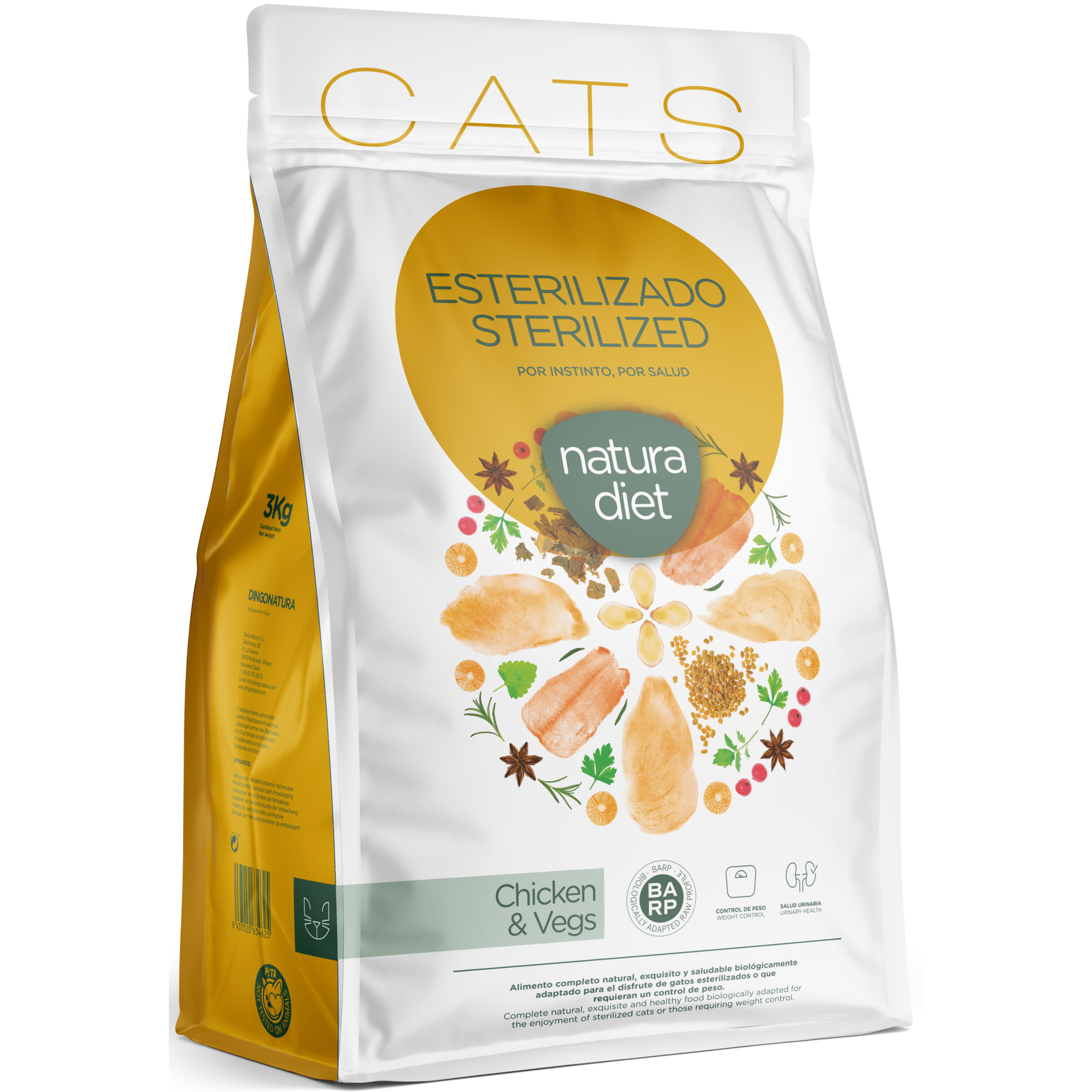 Ração para Gato Adulto Esterilizado Frango