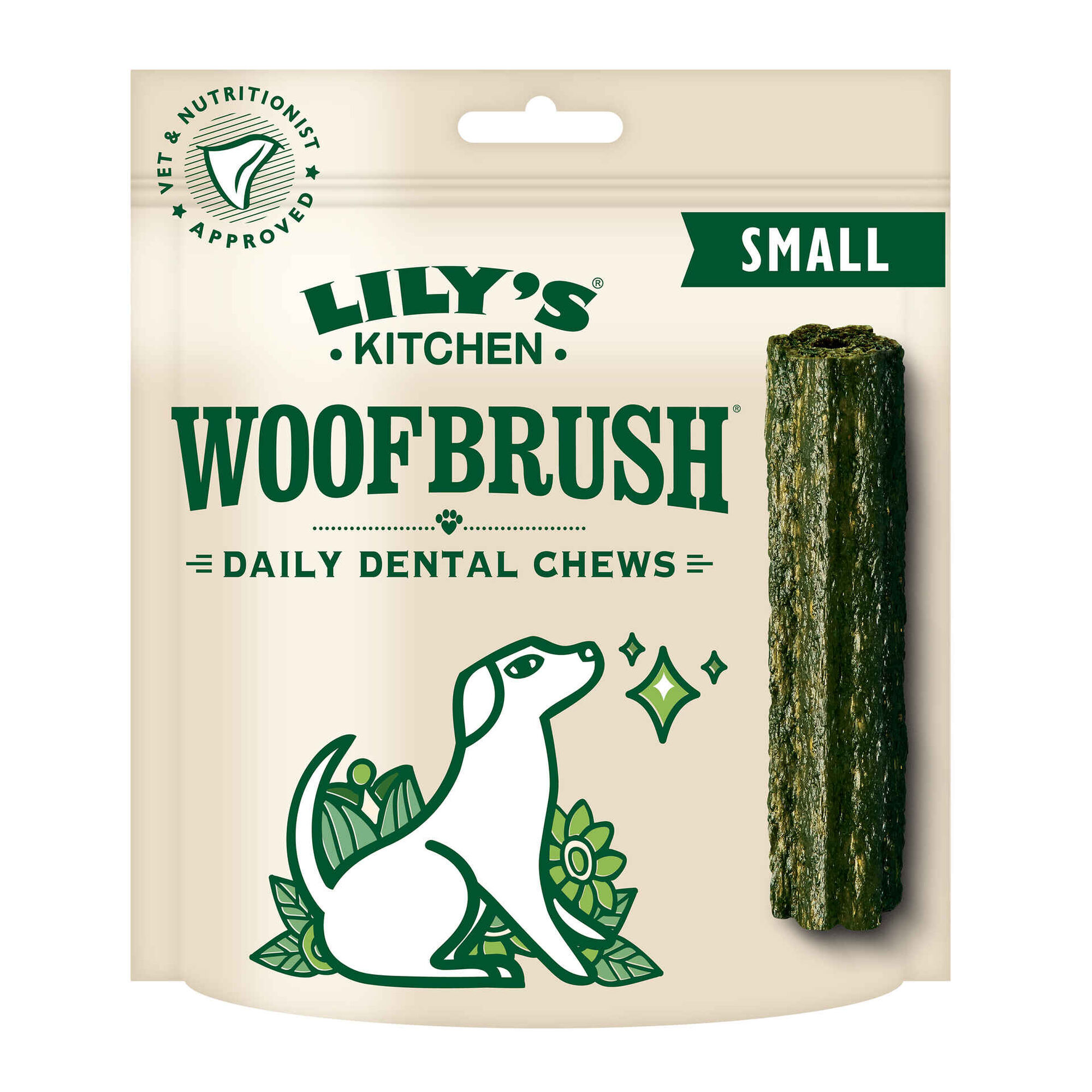 Snack para Cão Adulto Mini Woofbrush Dental Chew