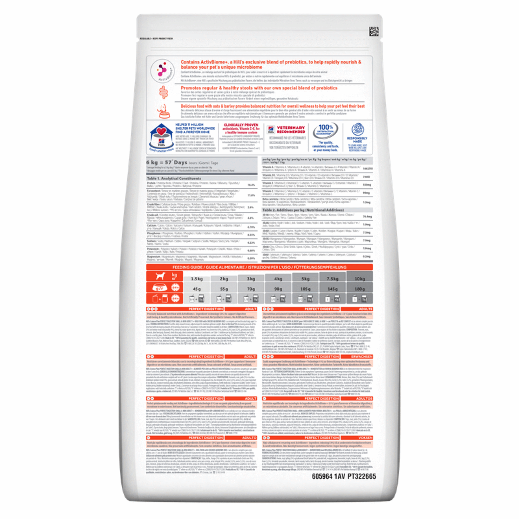 Ração para Cão Adulto Mini Science Plan Perfect Digestion Frango