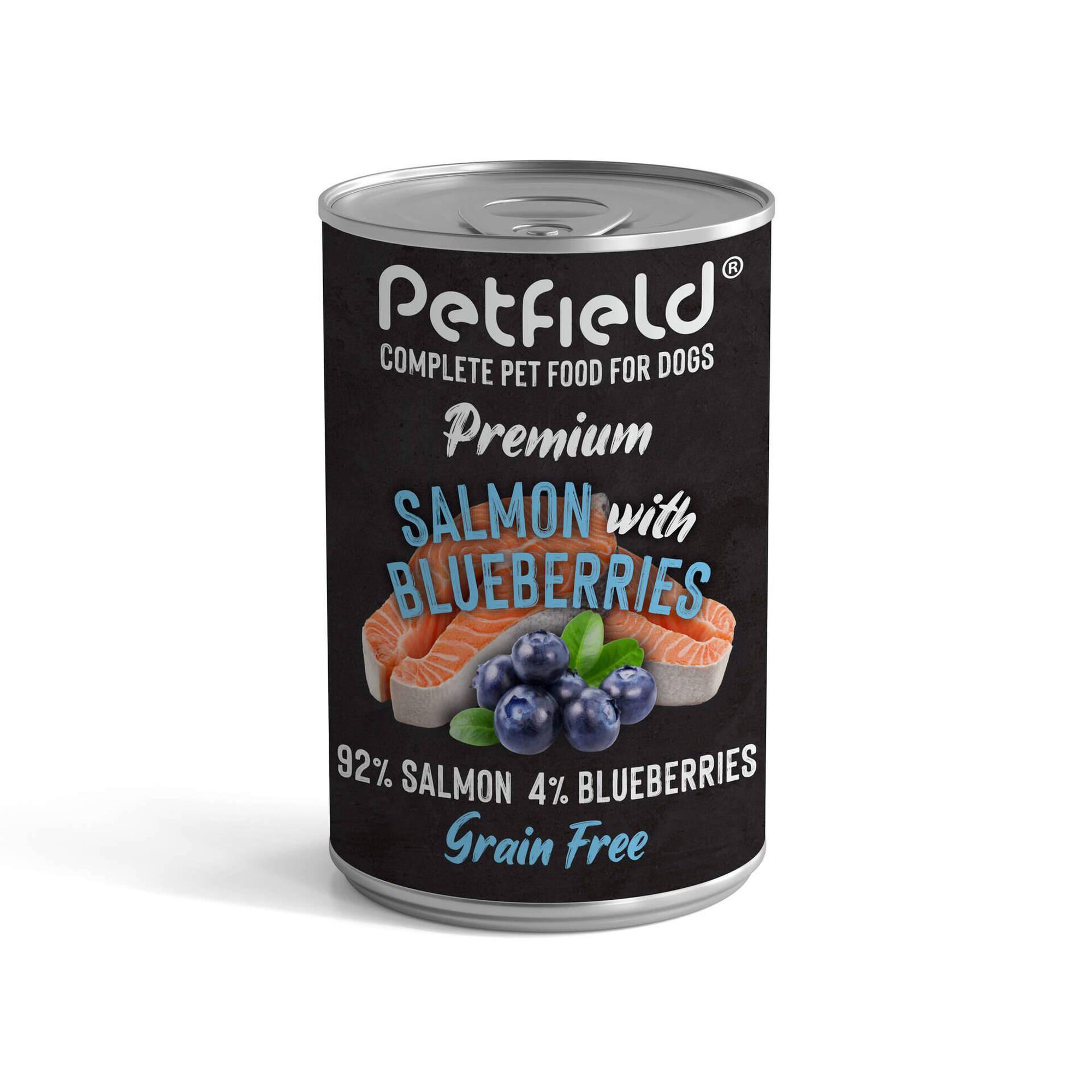 Comida Húmida para Cão Salmão e Mirtilos